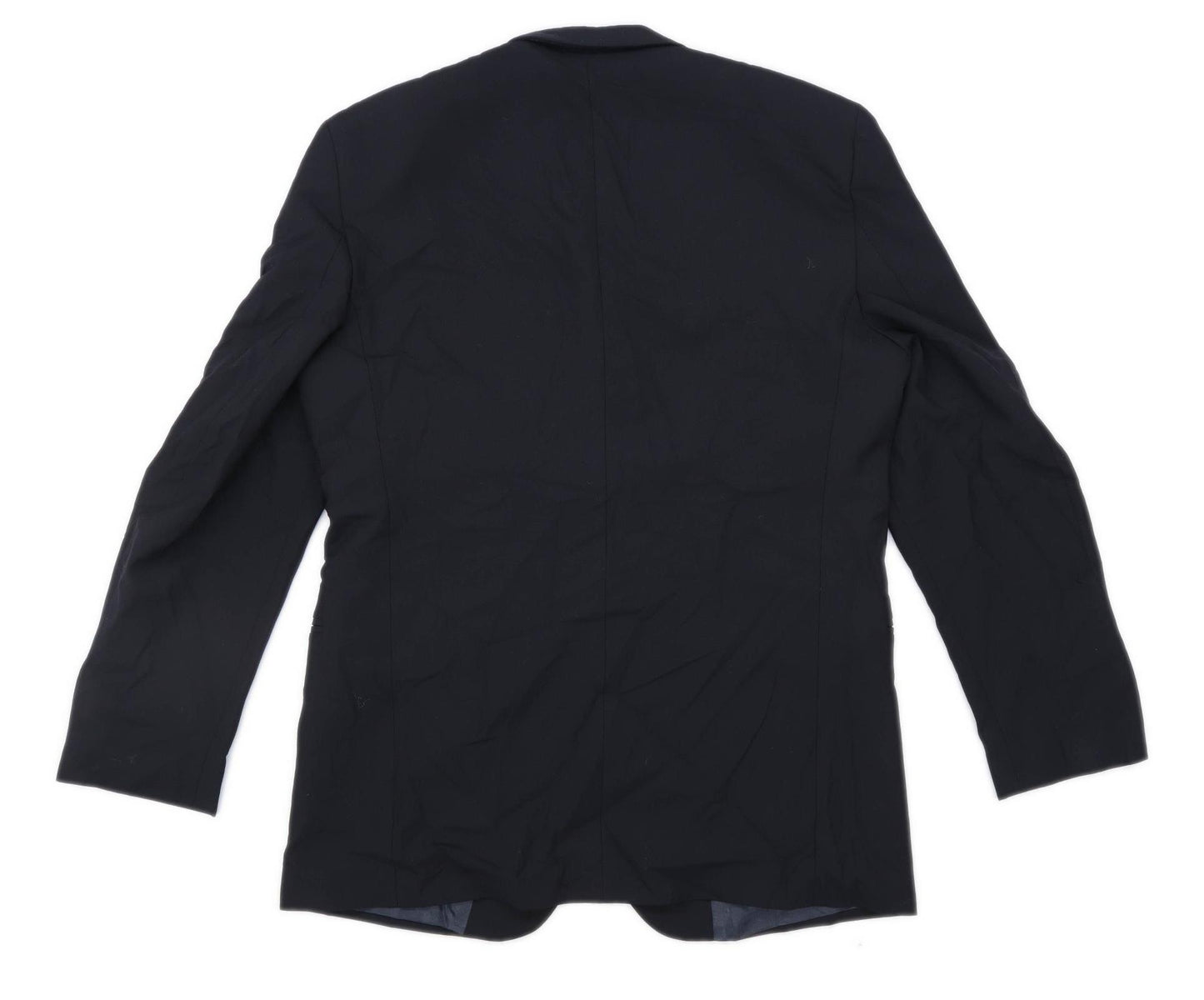 Batistini Mens Wool Blend Black Suit Jacket 40 Chest (Regular)