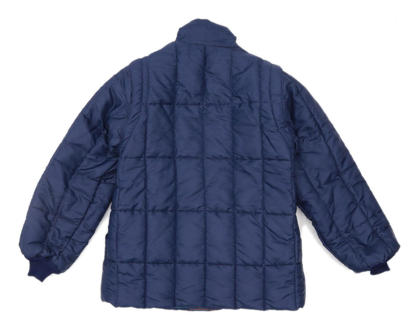 Mark Regent Mens Size M Blue Puffer Jacket