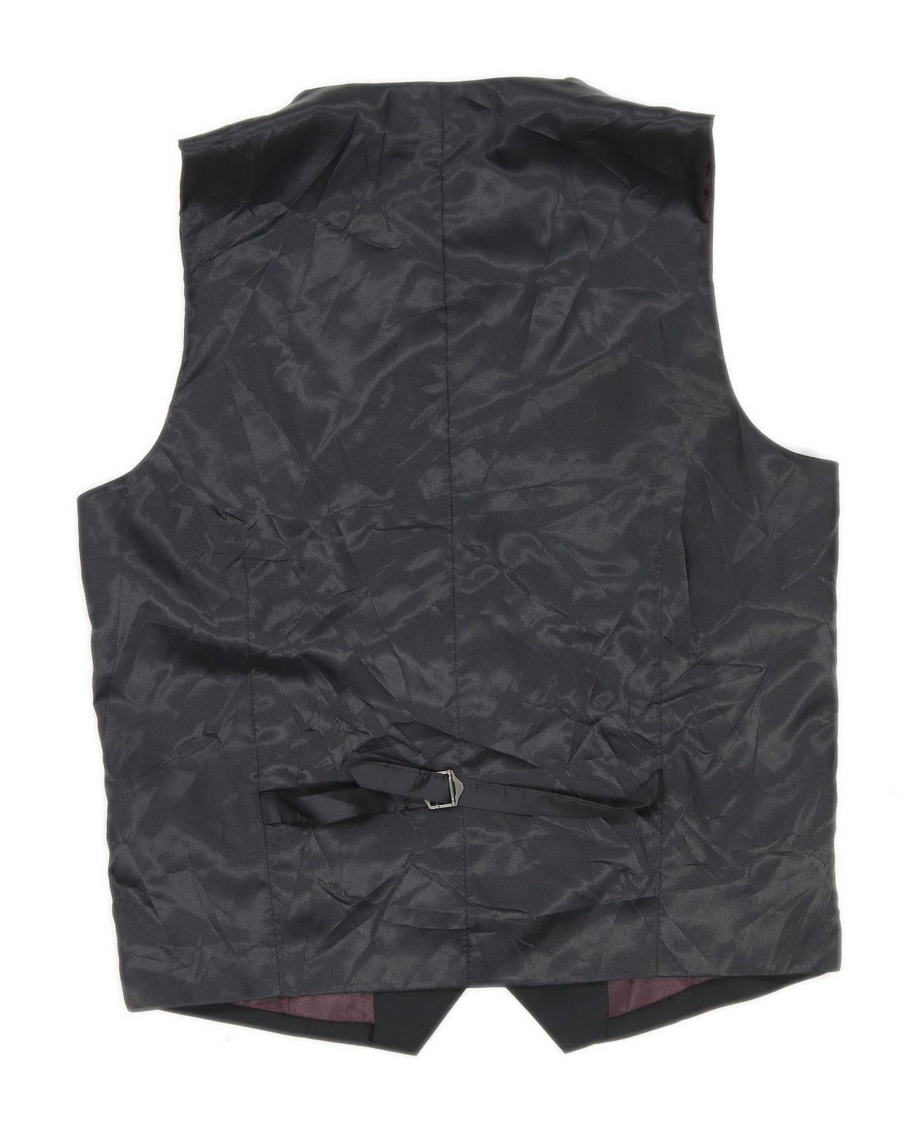 Primark Mens Size M Black Waistcoat