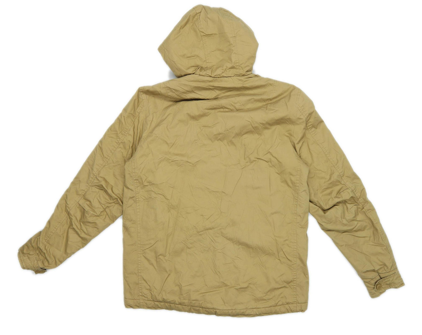 Primark Mens Size M Cotton Blend Brown Coat