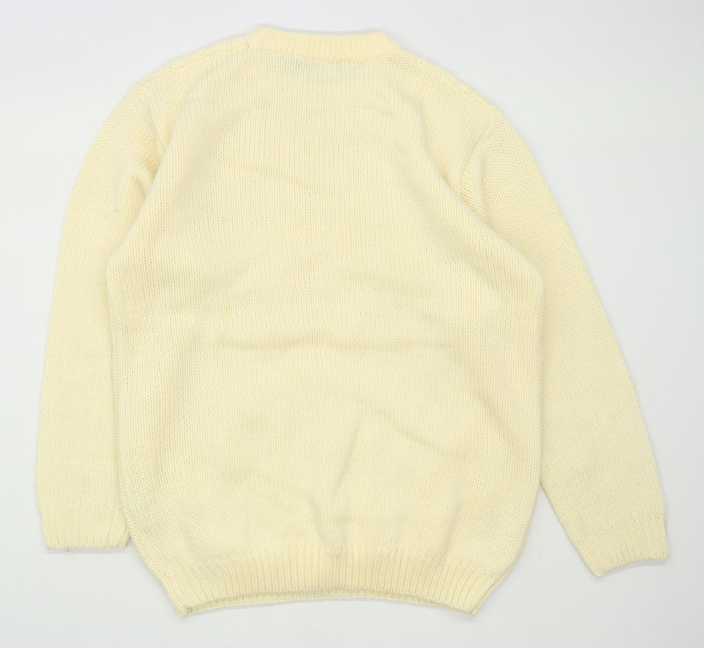 Hunter Scott Mens Size S-M Cream Jumper