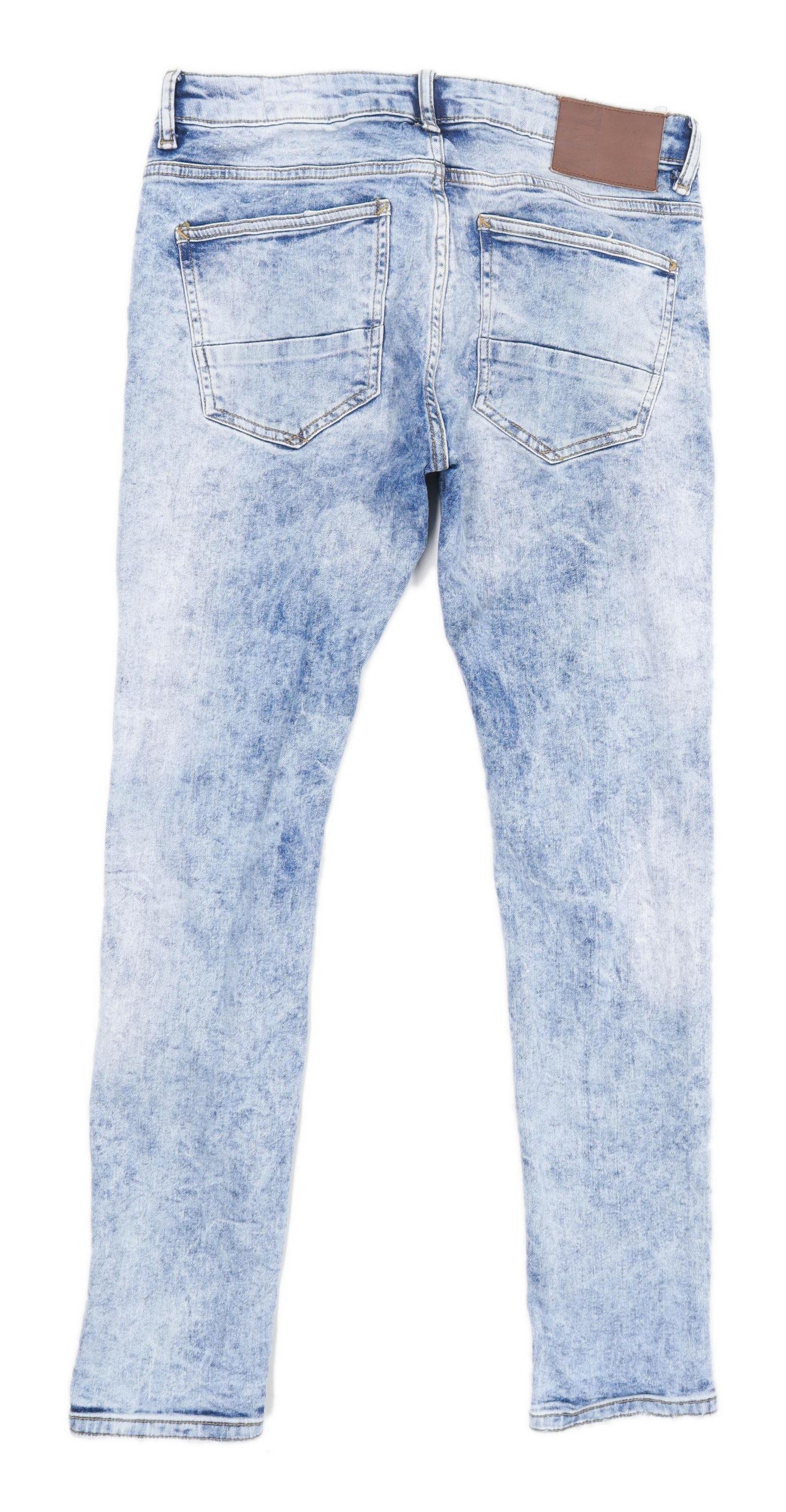 Denim Co Mens Blue Cotton Blend Jeans Size W30/L30