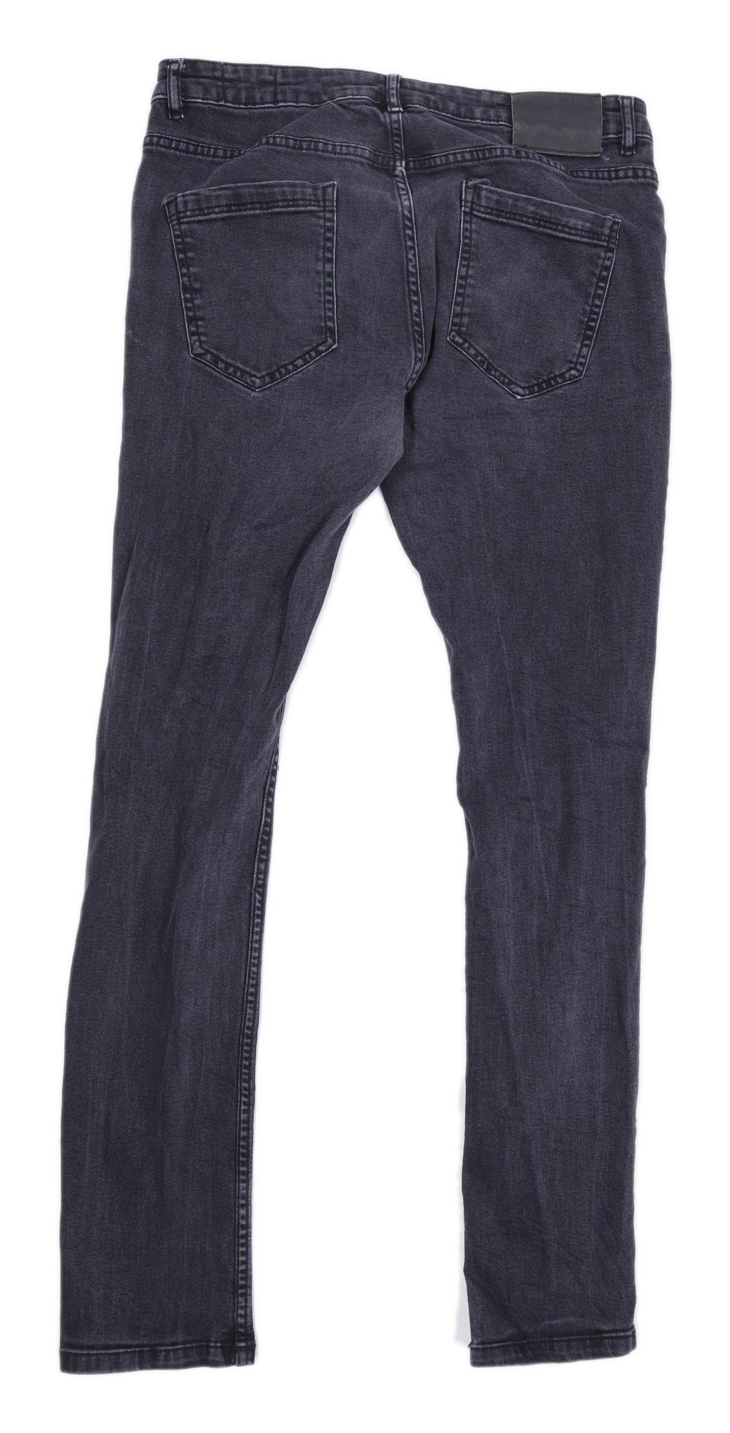 Denim Co Mens Black Cotton Blend Jeans Size W34/L34