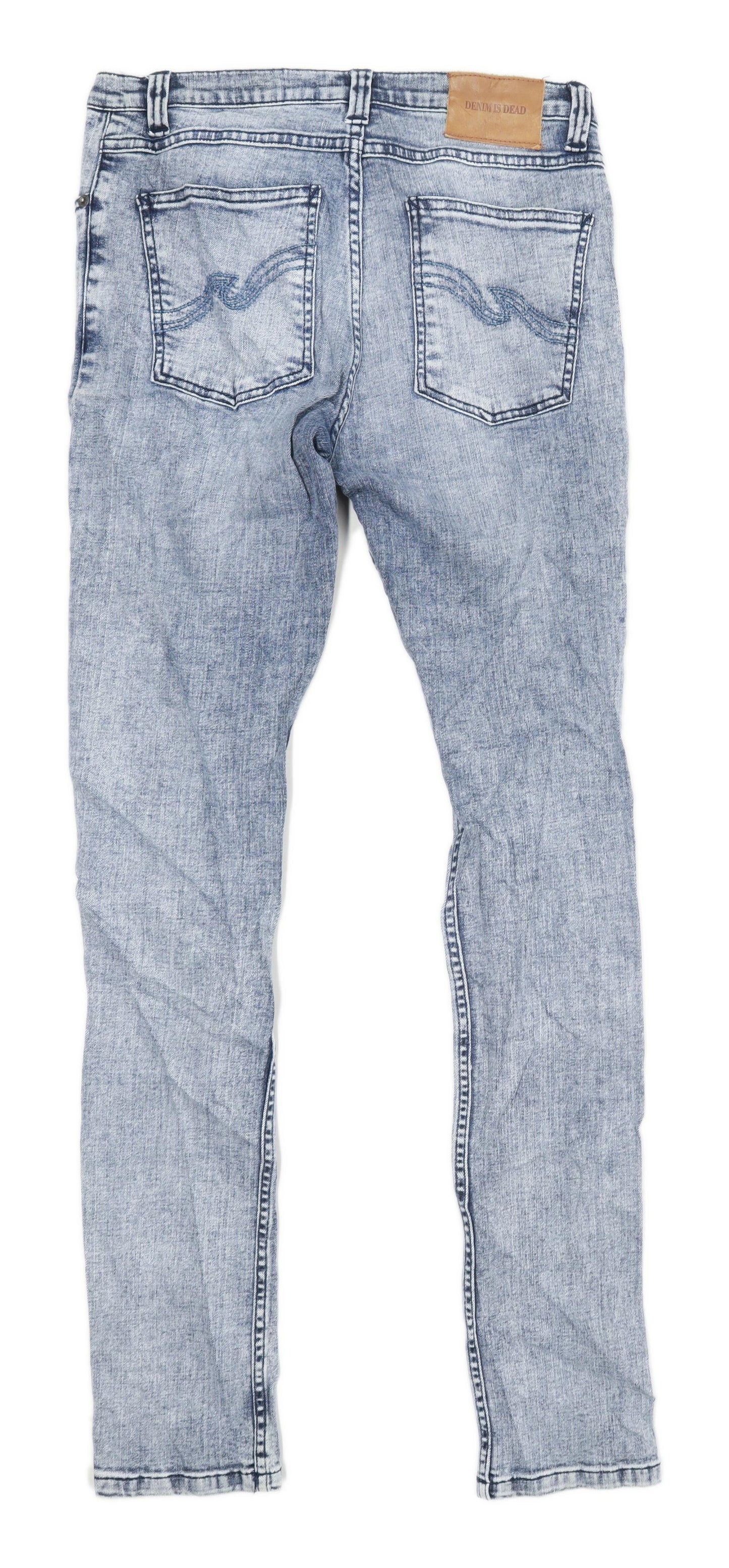 Denim is Dead Mens Blue Denim Jeans Size W29/L32