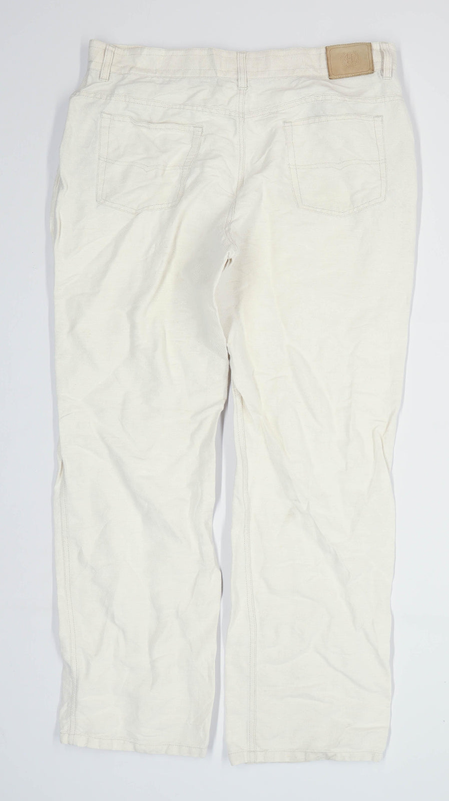 Blue Harbour Mens White Denim Jeans Size W36/L28