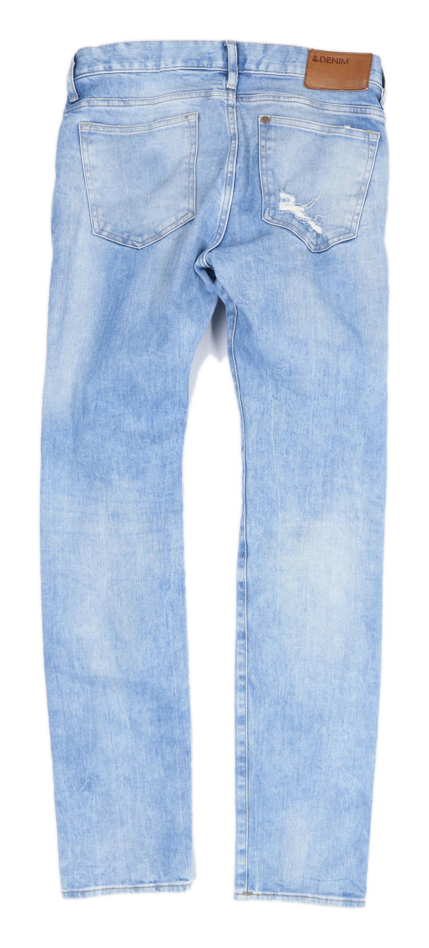 &Denim Mens Blue Denim Jeans Size W29/L30
