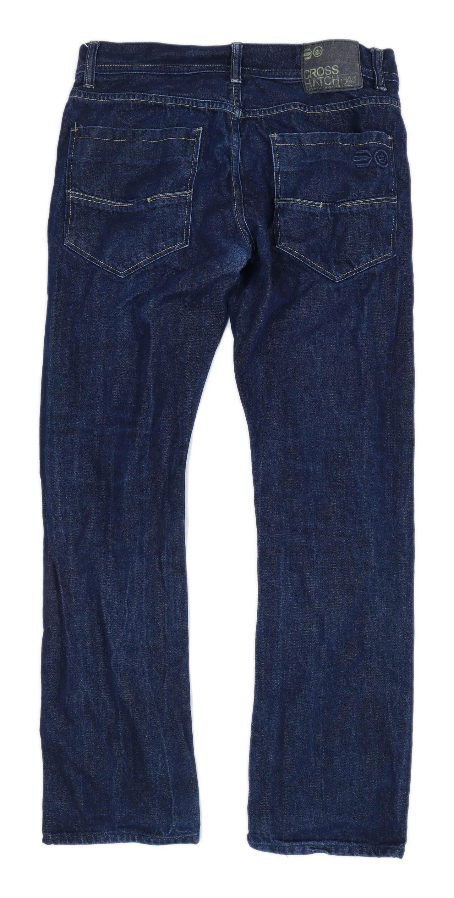 Crosshatch Mens Blue Denim Jeans Size W32/L27