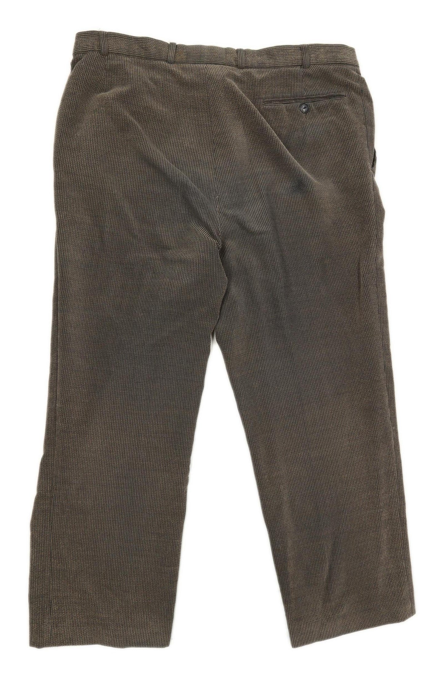Zrelana Mens Brown Corduroy Trousers Size W38/L28