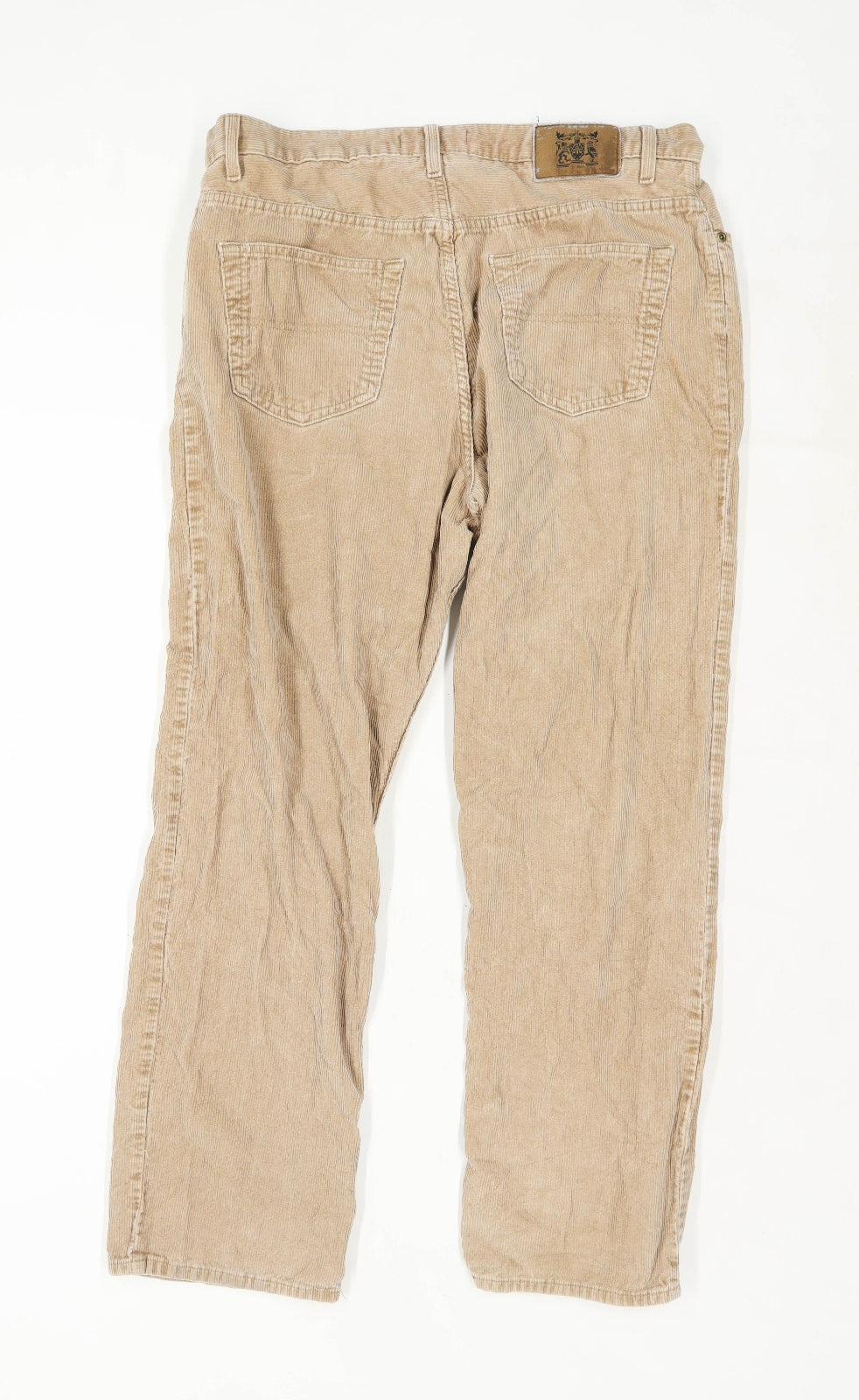 Marks & Spencer Mens Beige Cotton Trousers Size W36/L30