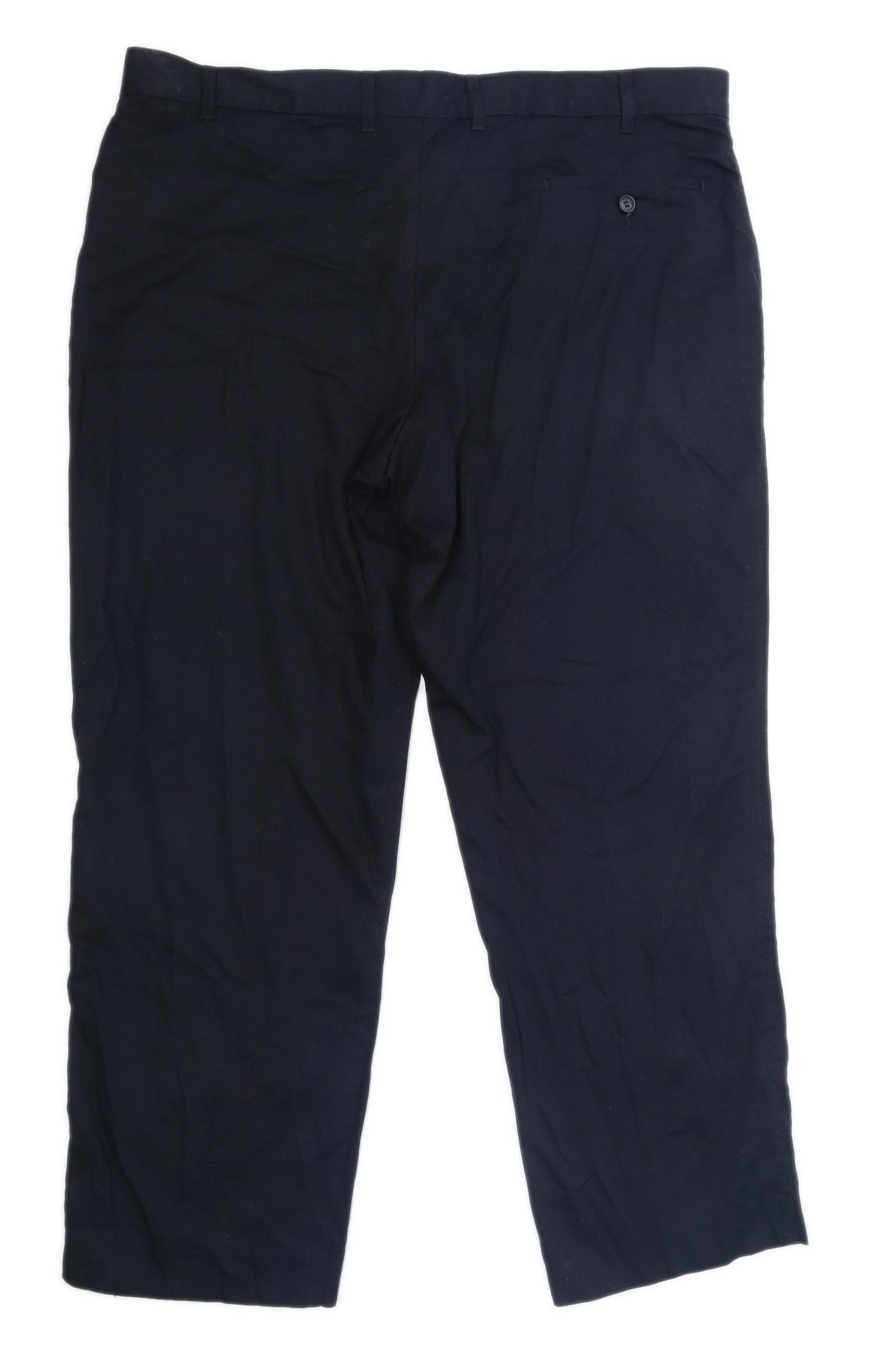 Marks & Spencer Mens Black Cotton Trousers Size W40/L29