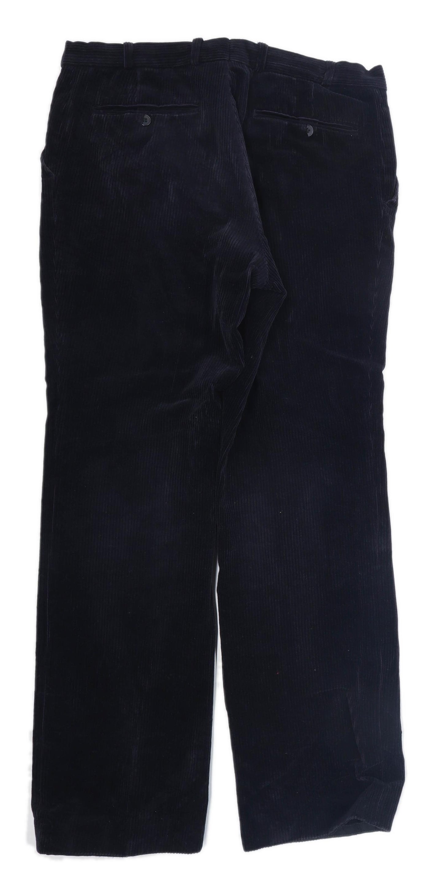 Preworn Mens Black Corduroy Trousers Size W32/L29
