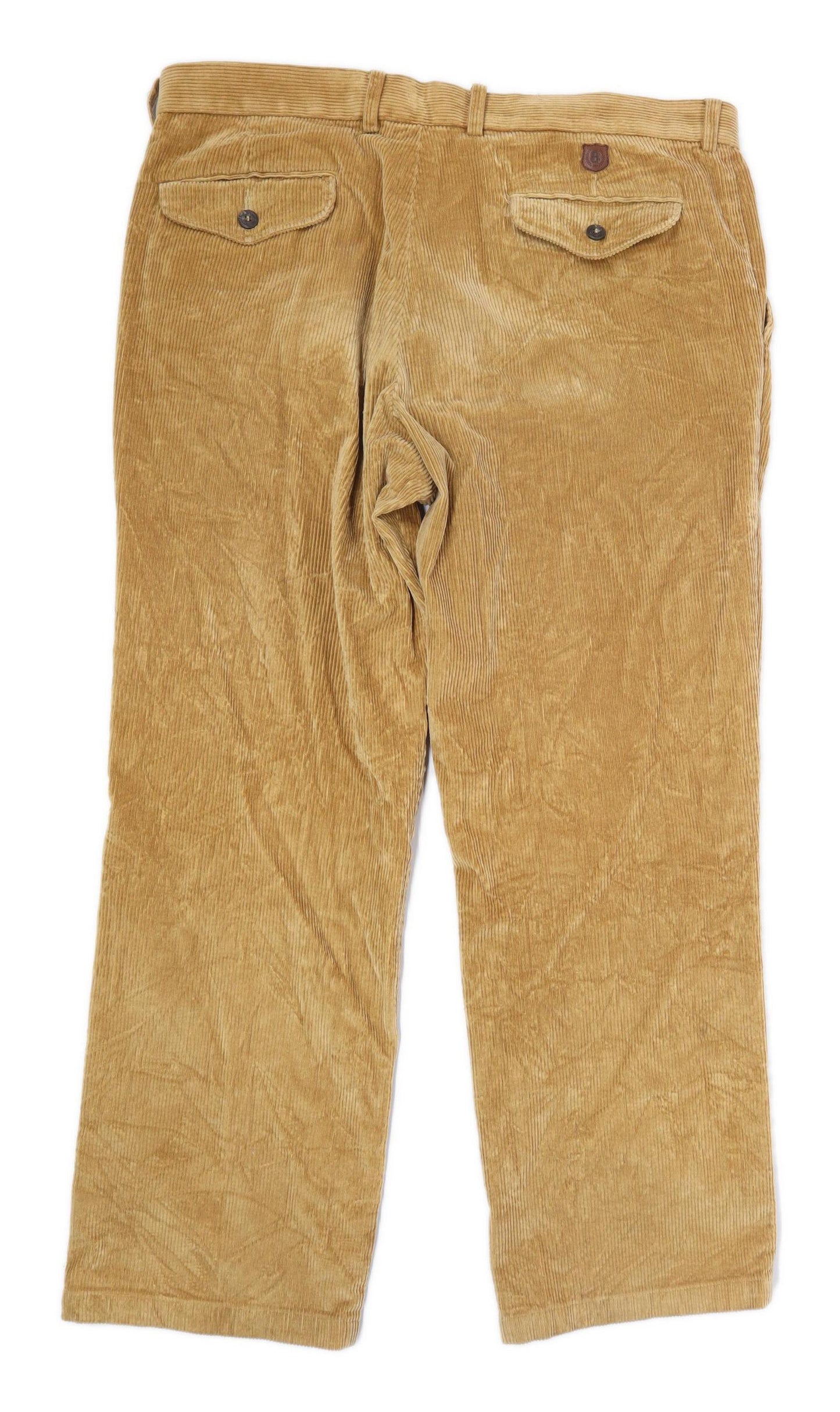 Blue Harbour Mens Brown Corduroy Blend Trousers Size W36/L27