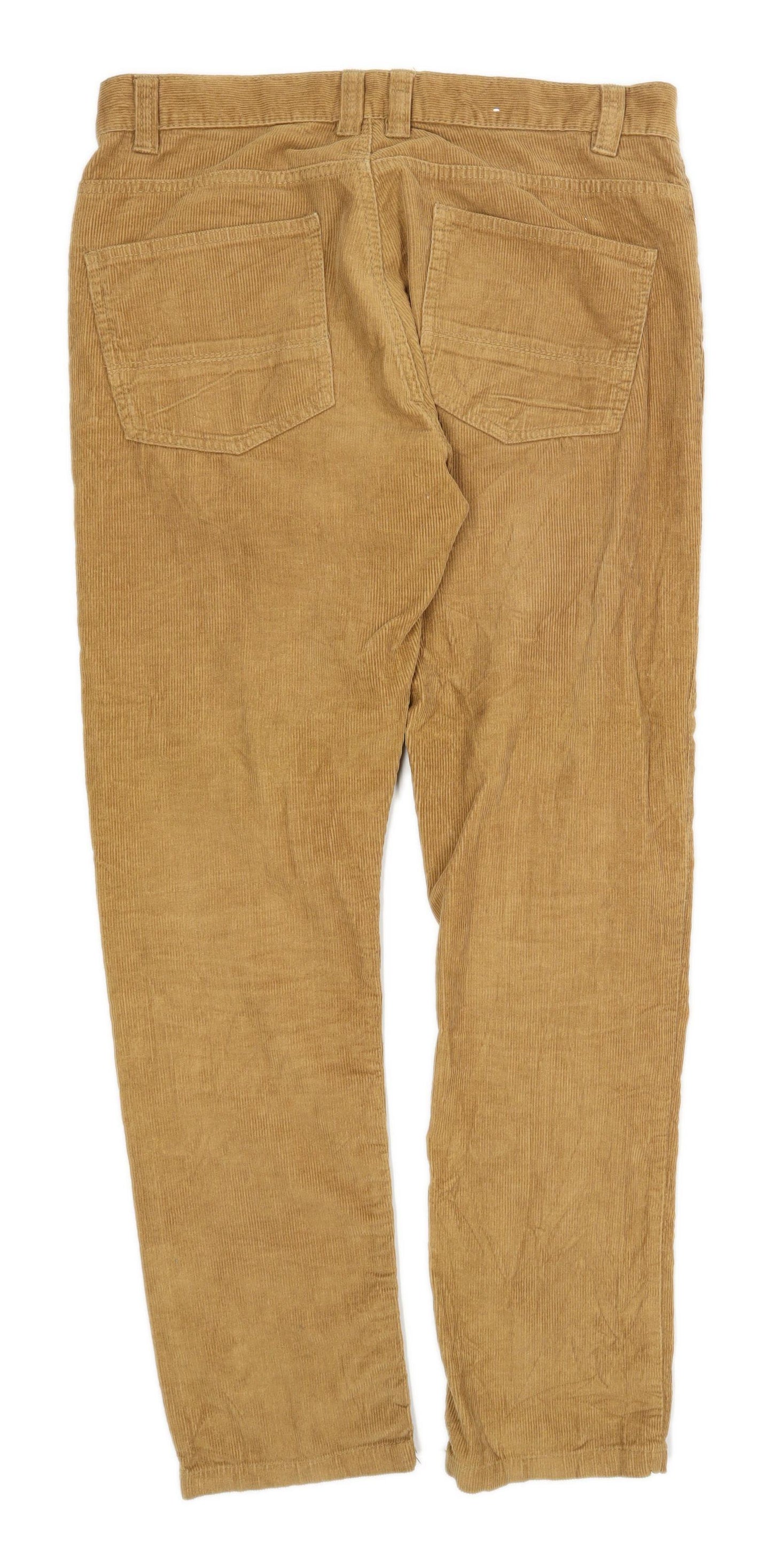 Denim Co Mens Brown Corduroy Trousers Size W30/L32