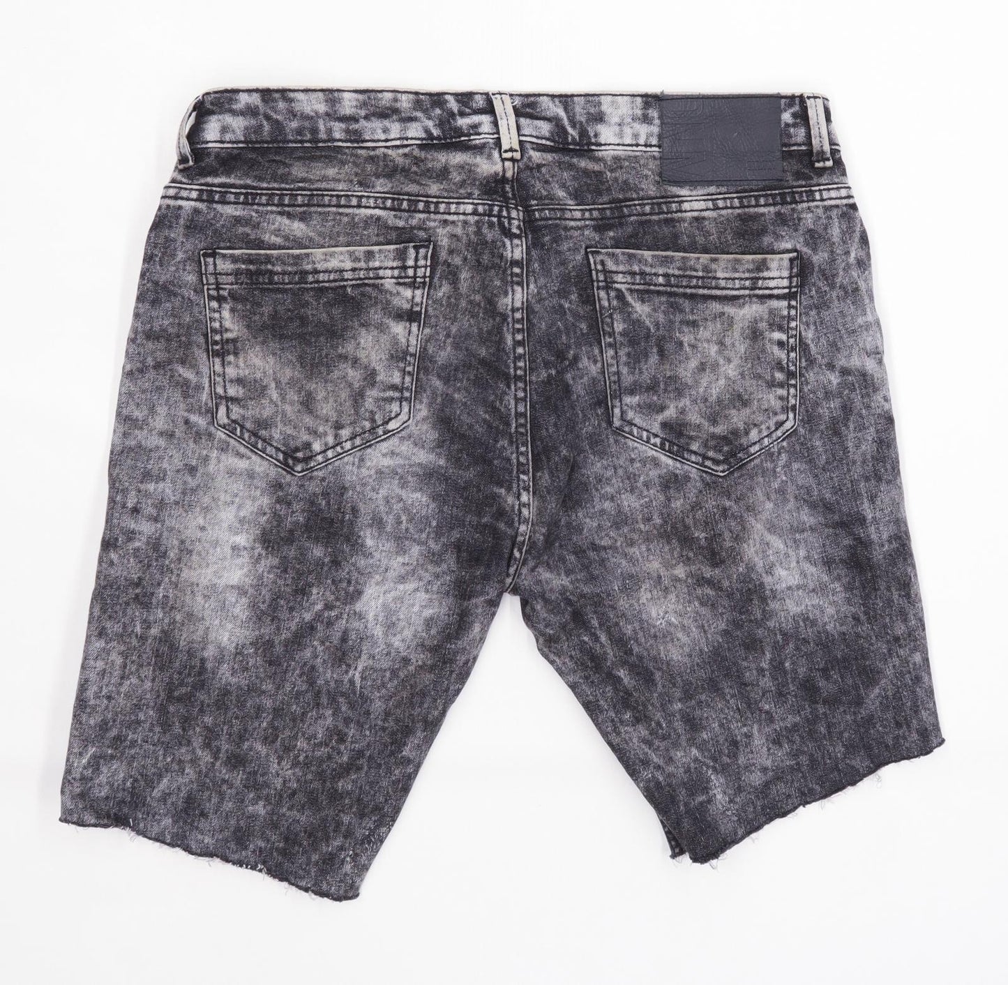 Denim Co Mens Black Denim Shorts Size W36/L9