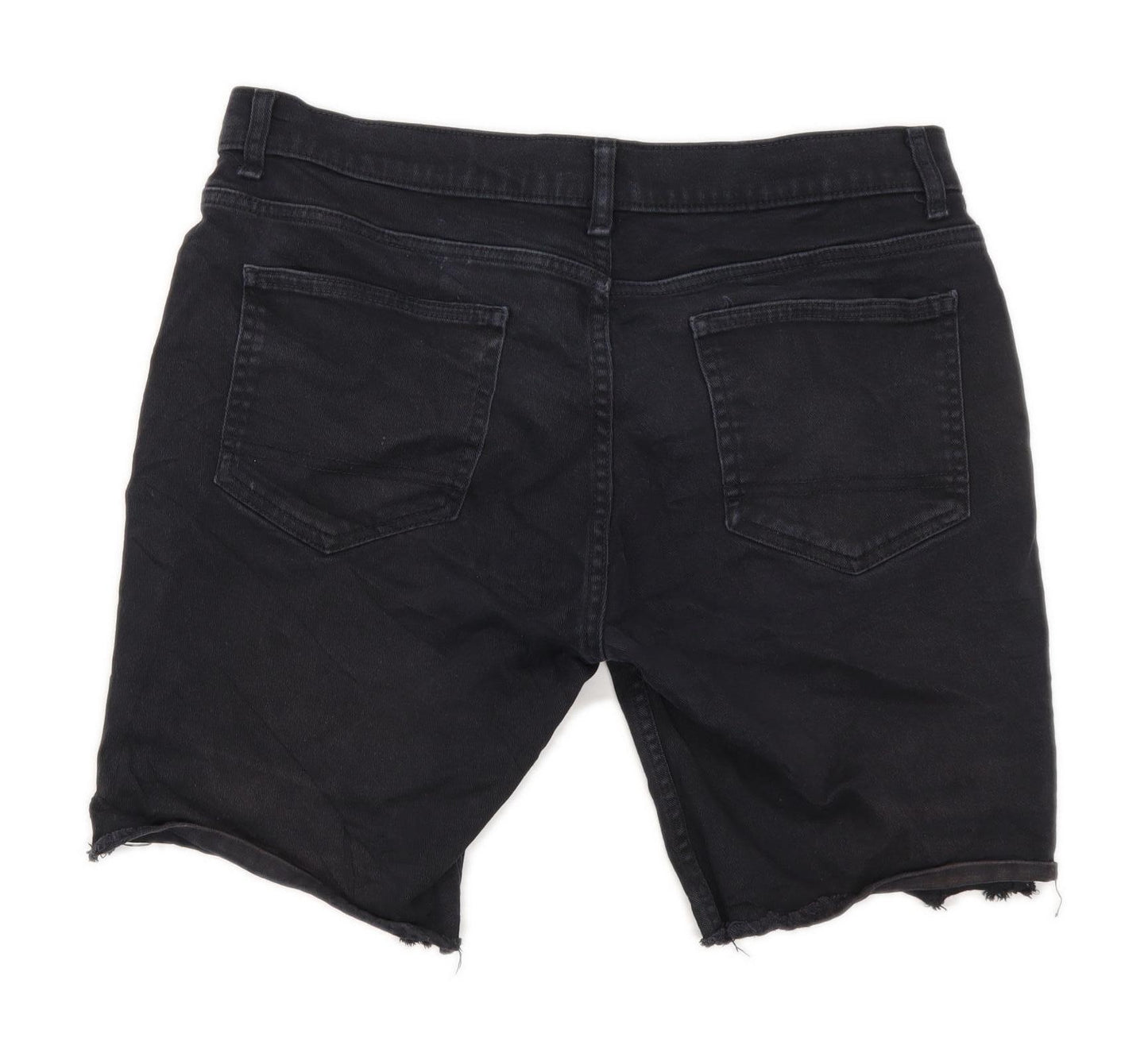 Denim Co Mens Black Denim Shorts Size W36/L9