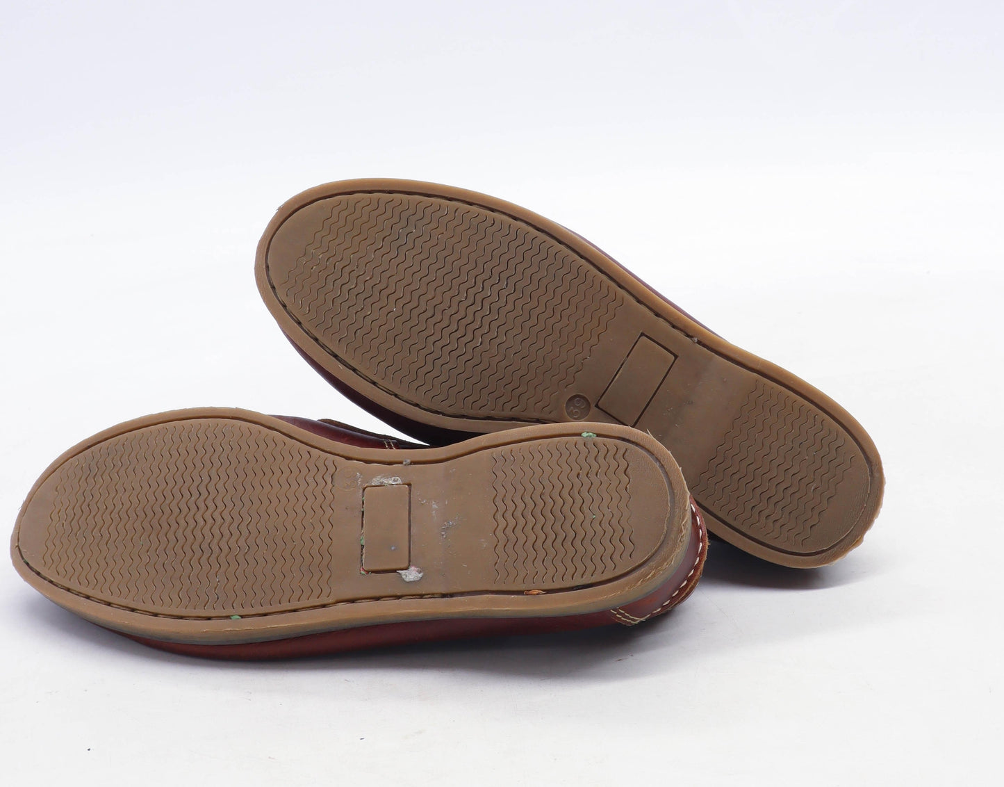 Jim Boomba Mens EU Size 39 Brown Boat Leather Casual Shoes