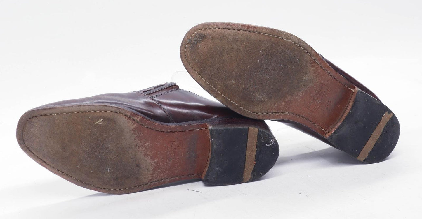 Samuel Windsor Mens UK Size 8.5 Brown Leather Formal Shoes