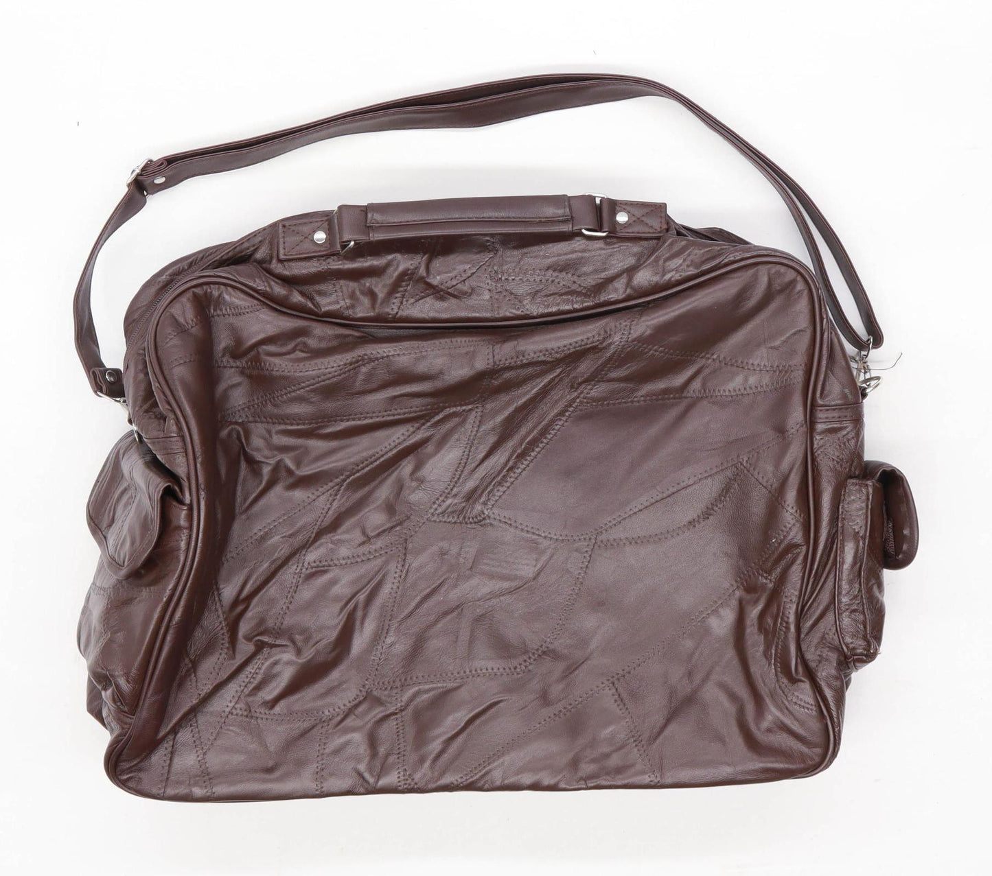 Cotton Traders Burgundy Leather Mens Bag