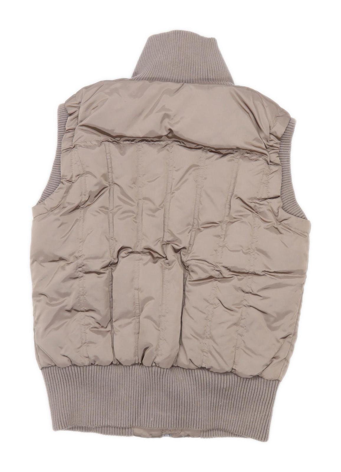 Mexx Womens Size 12 Brown Gilet