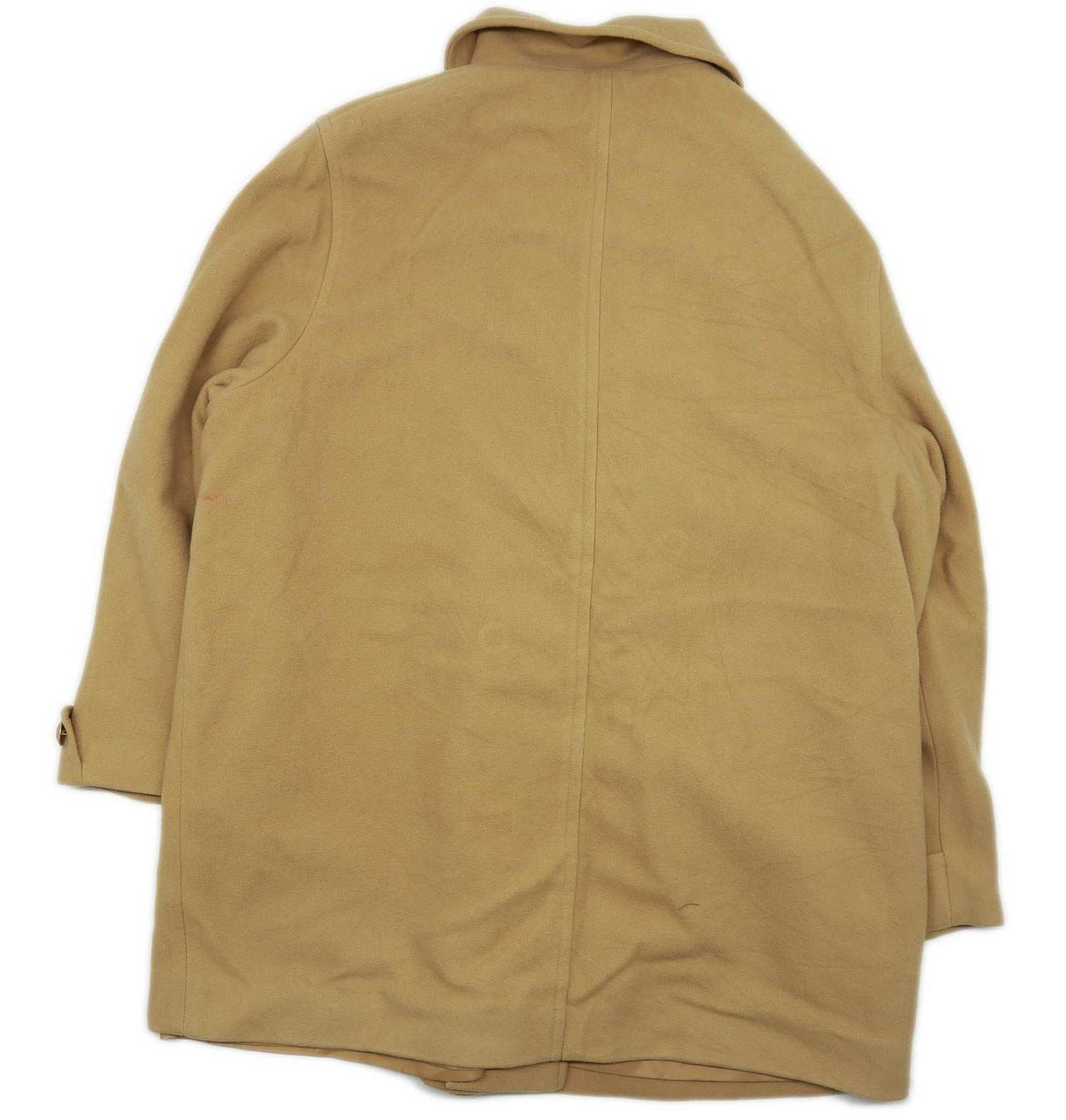 Marks & Spencer Womens Size 20 Wool Beige Peacoat