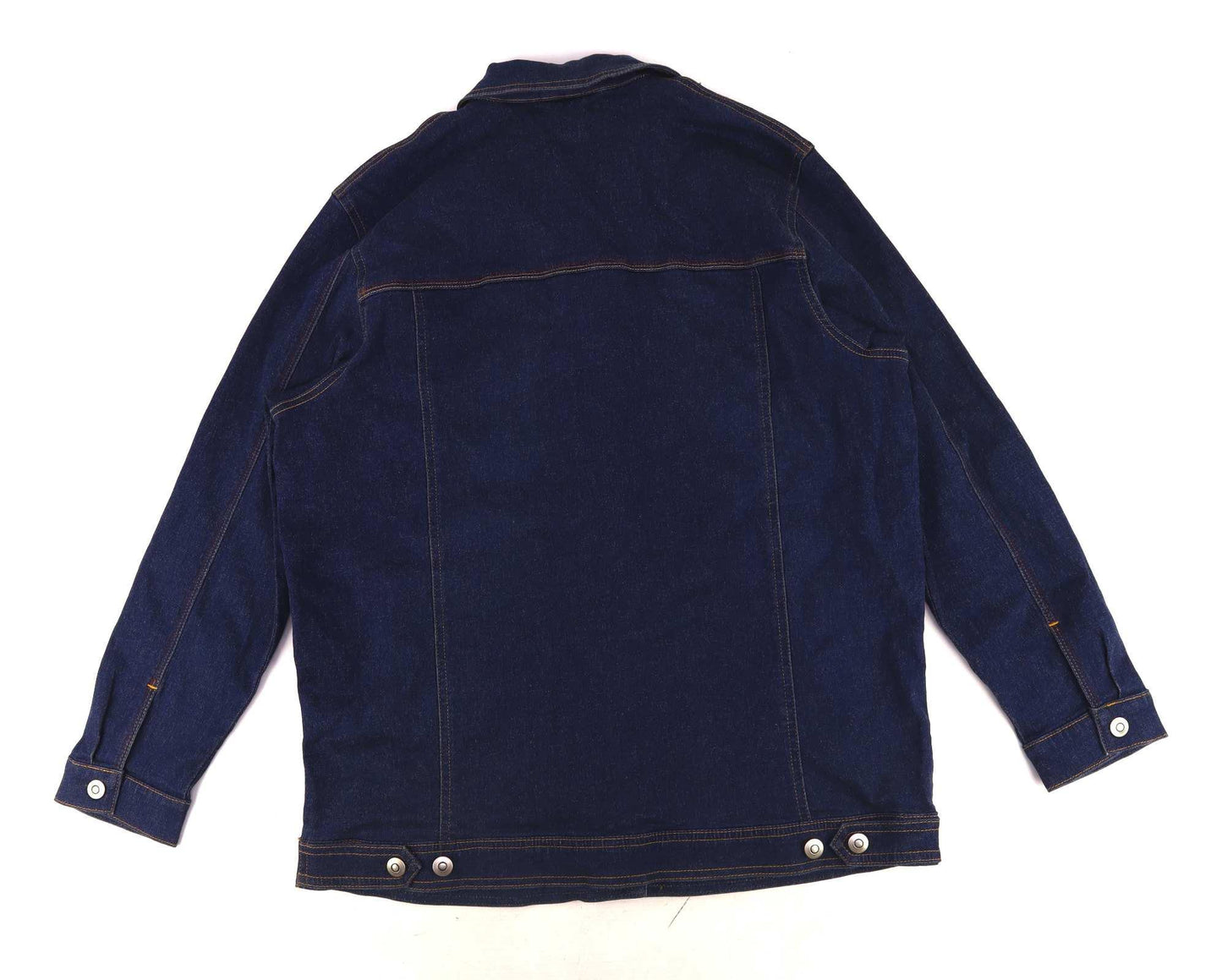 Marks & Spencer Womens Size EU 46 Denim Blue Midweight Warm Autumn Fashion Jacket