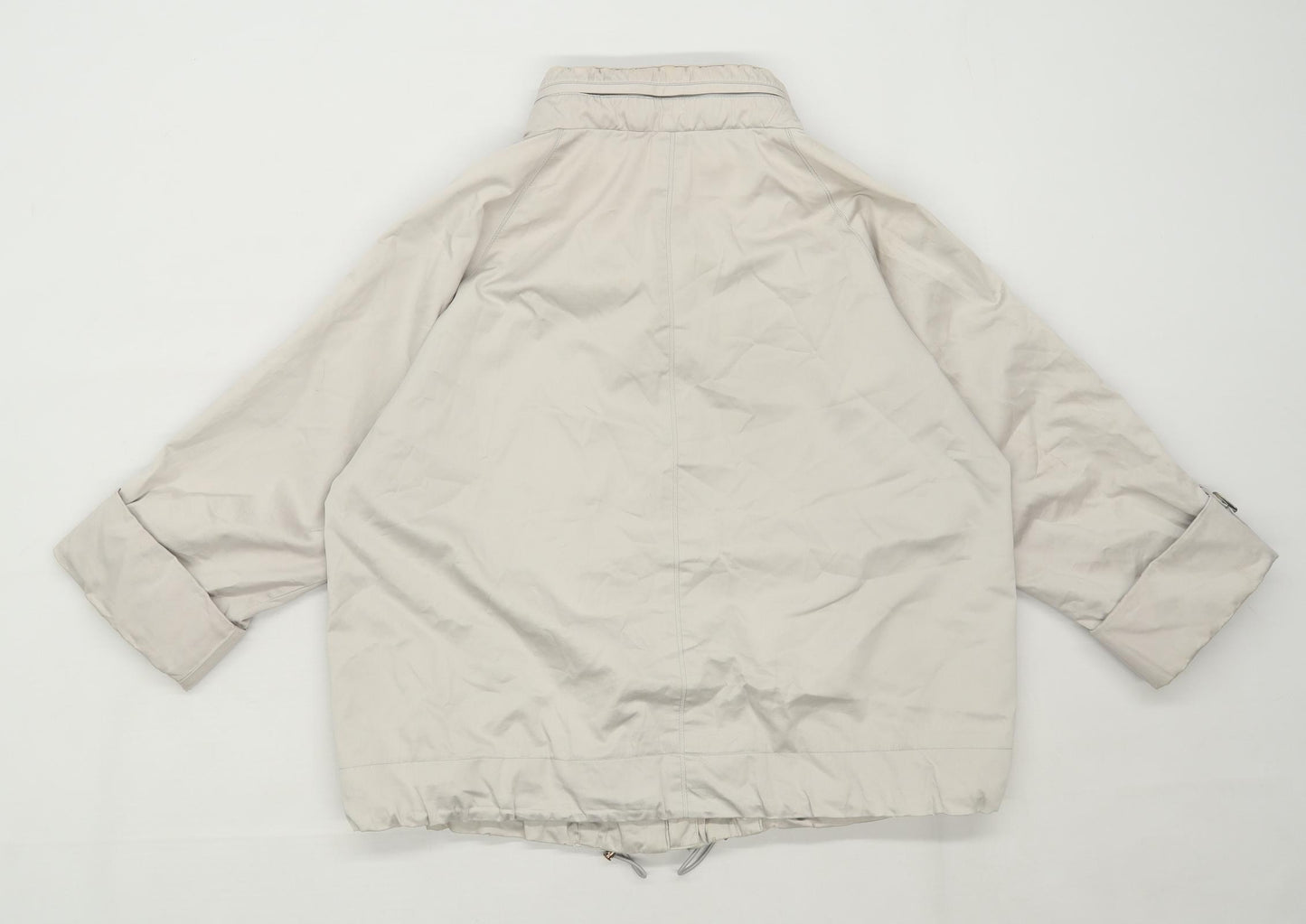 Marks & Spencer Womens Size 8 Cotton Blend Grey Midweight Jacket