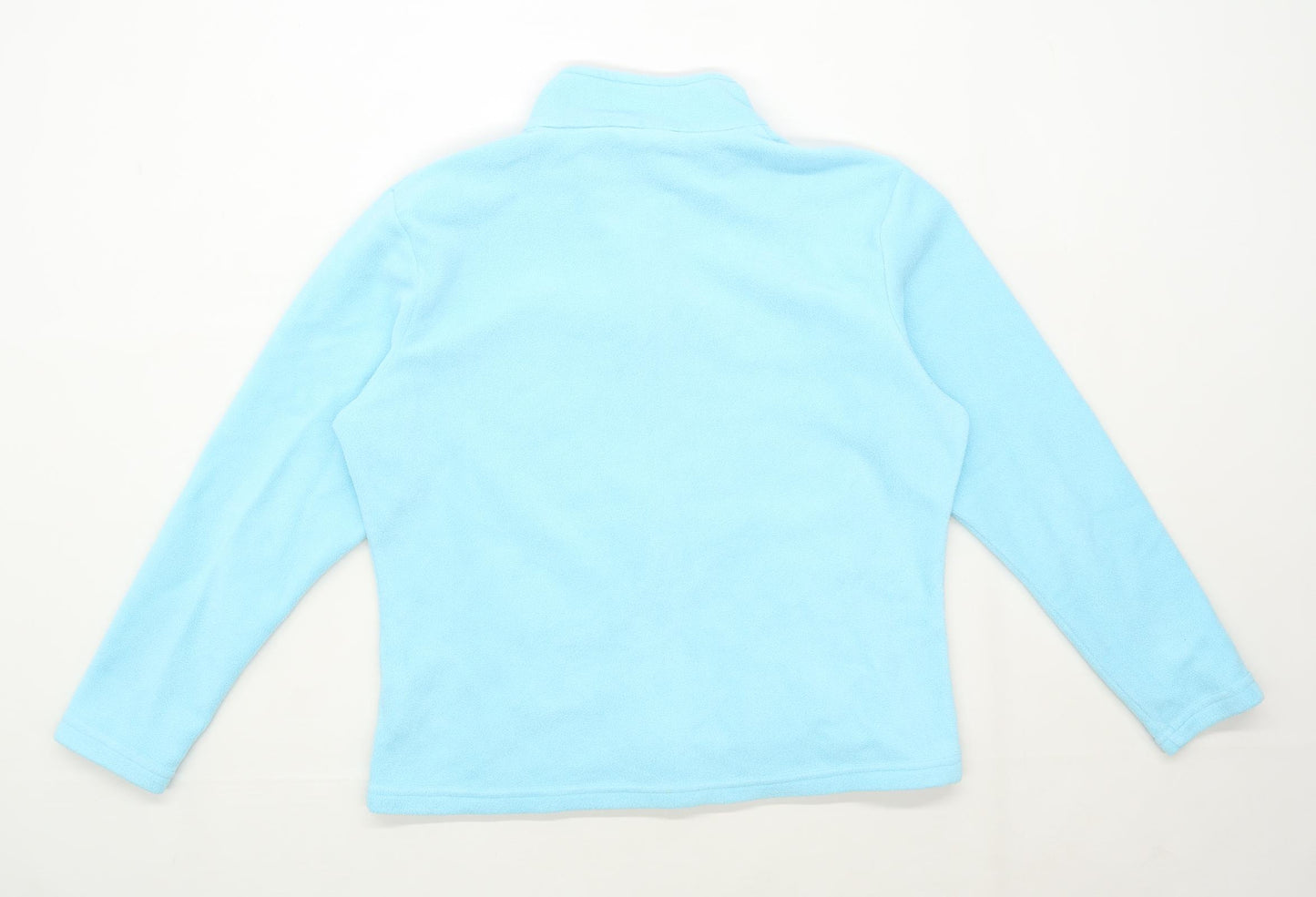 Marks & Spencer Womens Size 16 Fleece Blue Midweight Jacket