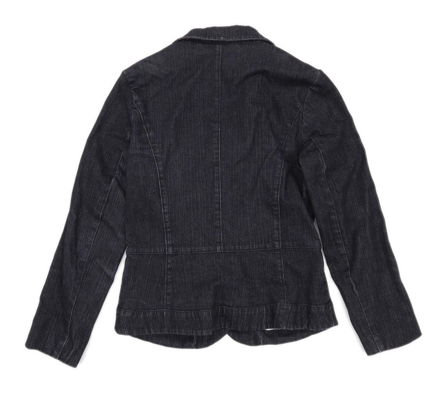 Minuet Womens Size 8 Denim Black Jacket
