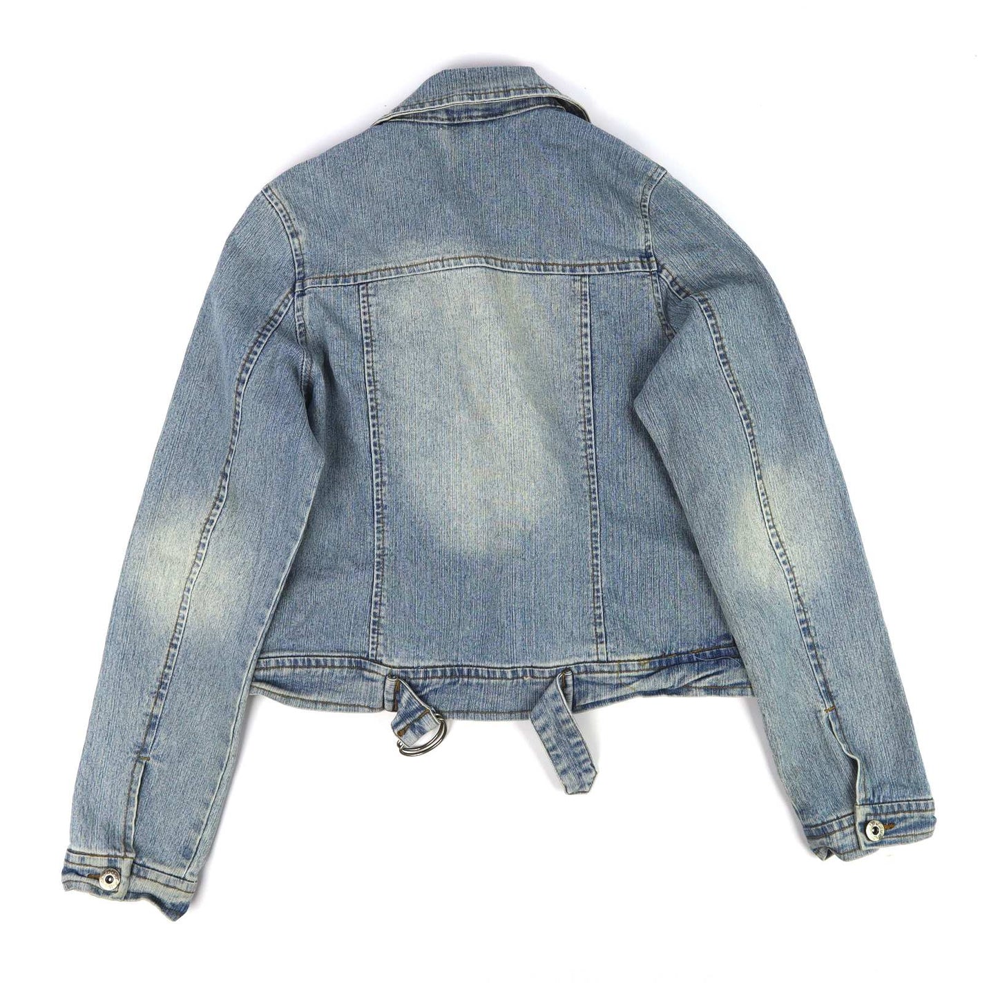 Miss Fiori Womens Size 8 Blue Denim Jacket