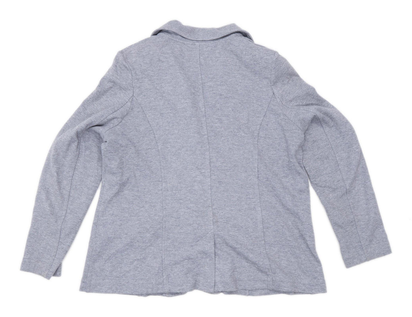 Marks & Spencer Womens Size 20 Cotton Blend Grey Casual Jacket