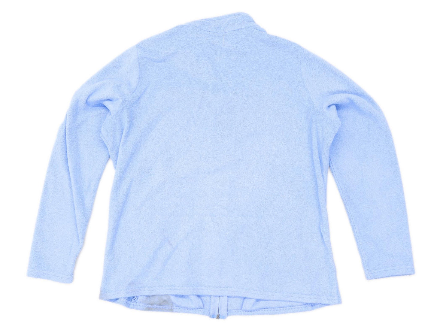Marks & Spencer Womens Size 16 Fleece Blend Blue Jacket