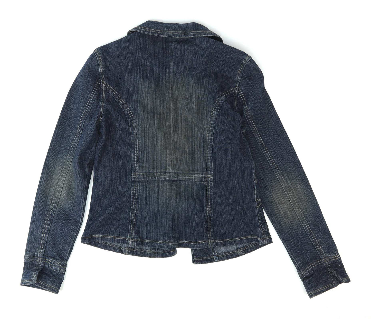 Miss Fiori Womens Size 8 Blue Denim Jacket