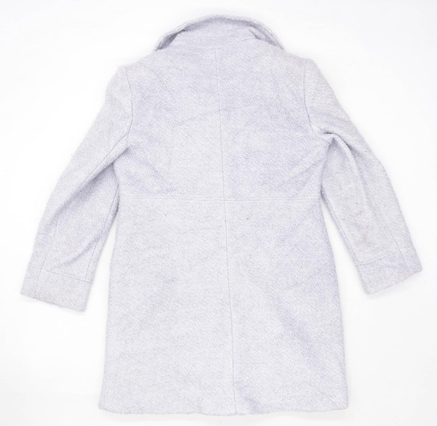 M&Co Womens Size 12 Silver Midweight Coat