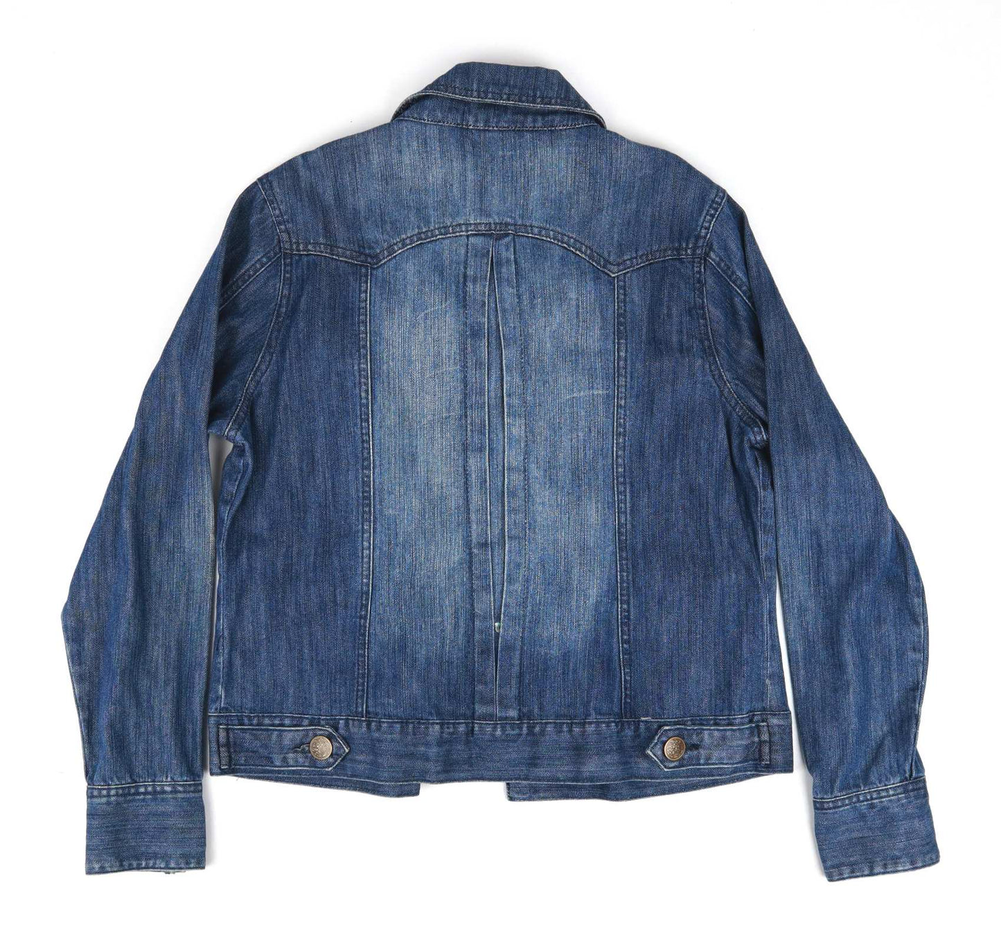 M&Co Womens Size 12 Blue Denim Jacket