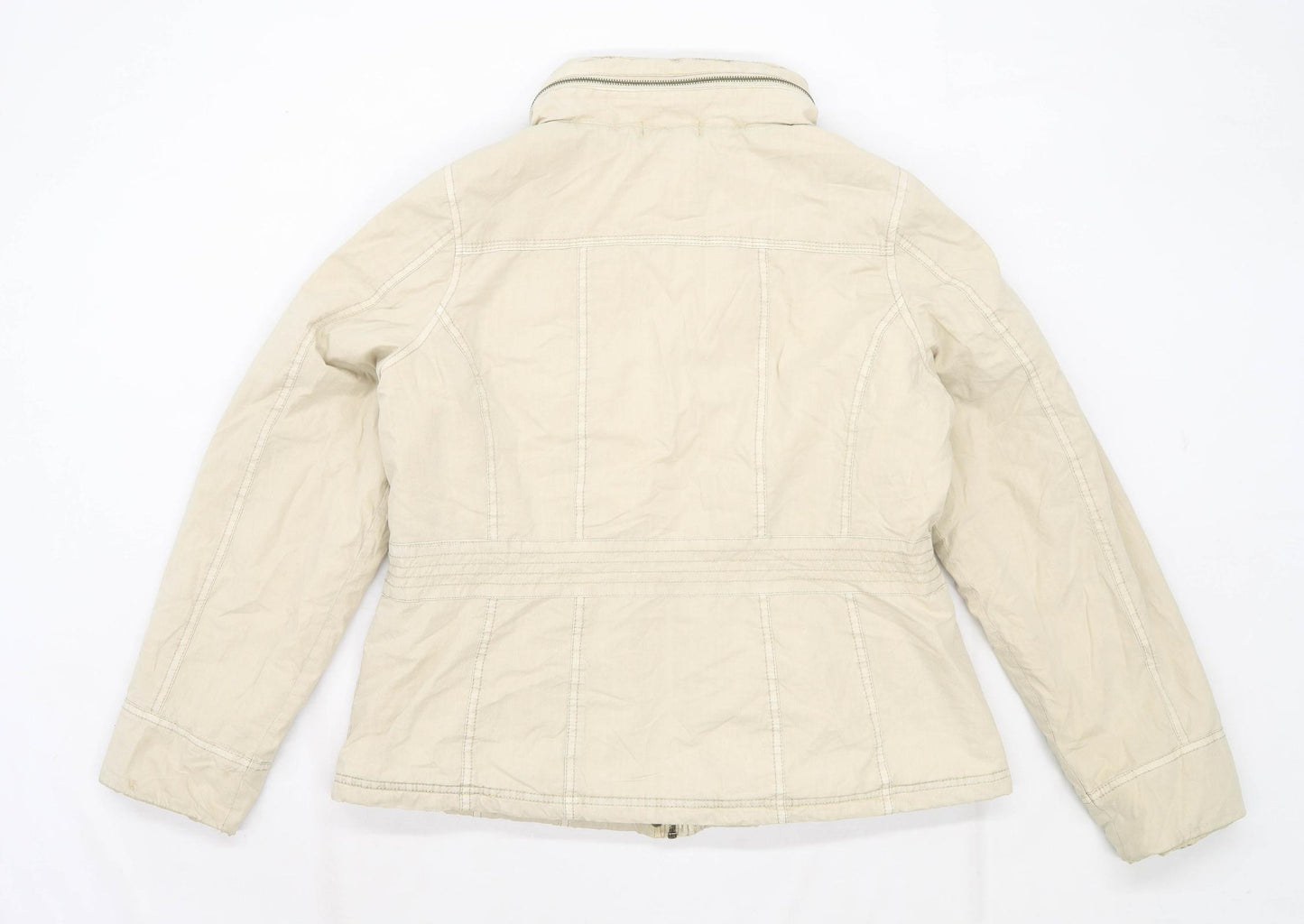 Marks & Spencer Womens Size 16 Cotton Beige Jacket