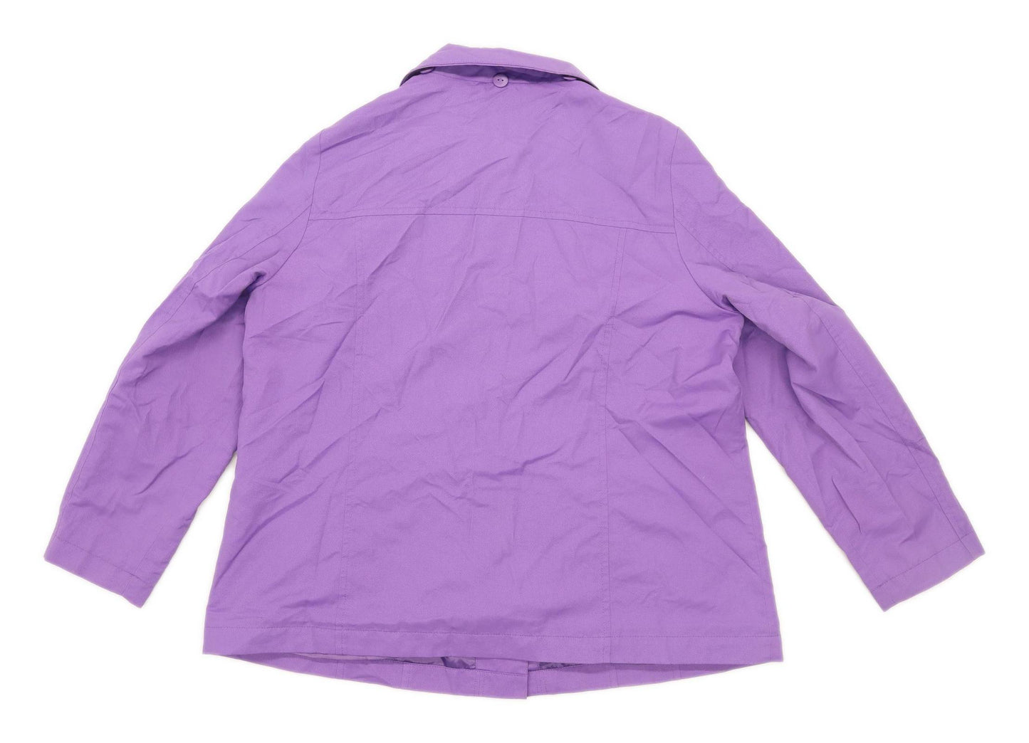 Marks & Spencer Womens Size 18 Cotton Blend Purple Casual Jacket