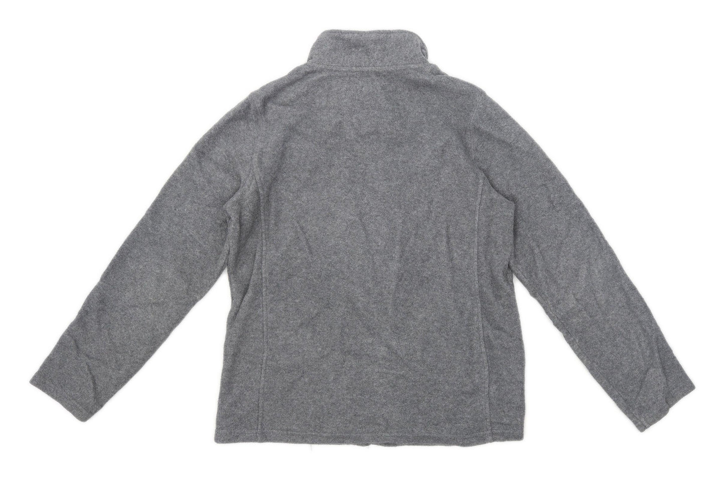 M&Co Womens Size 14 Fleece Grey Jacket