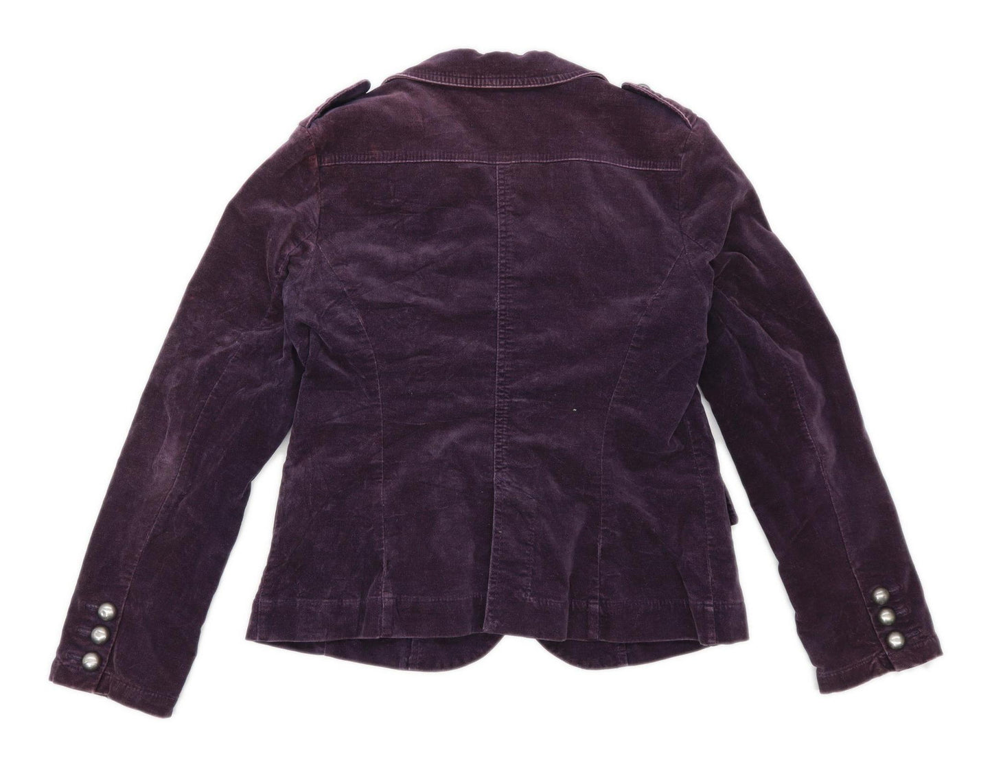 Milano Womens Size 8 Cotton Purple Jacket