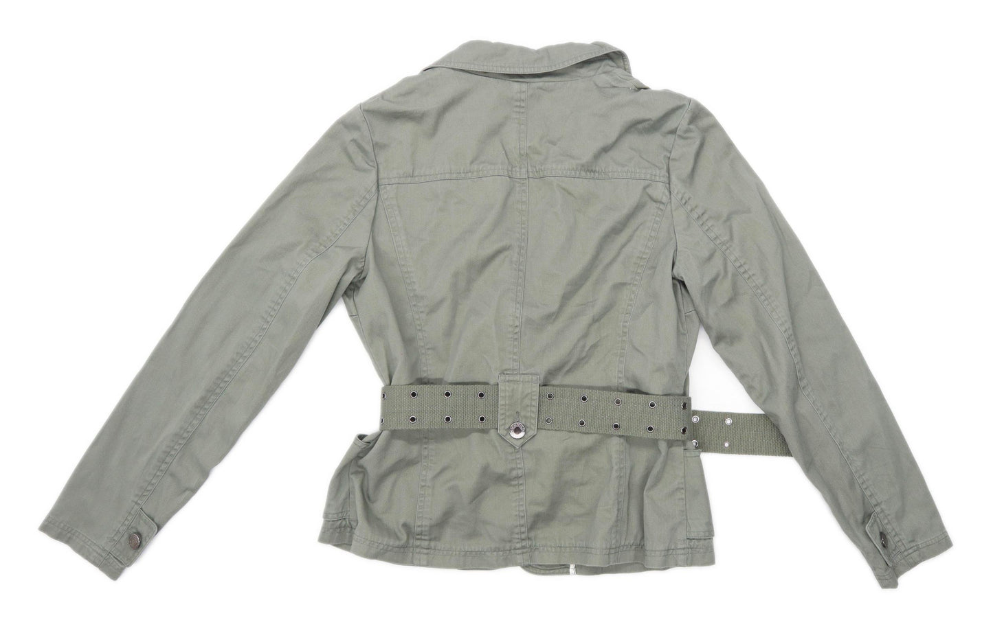 Matalan Womens Size 14 Cotton Green Jacket