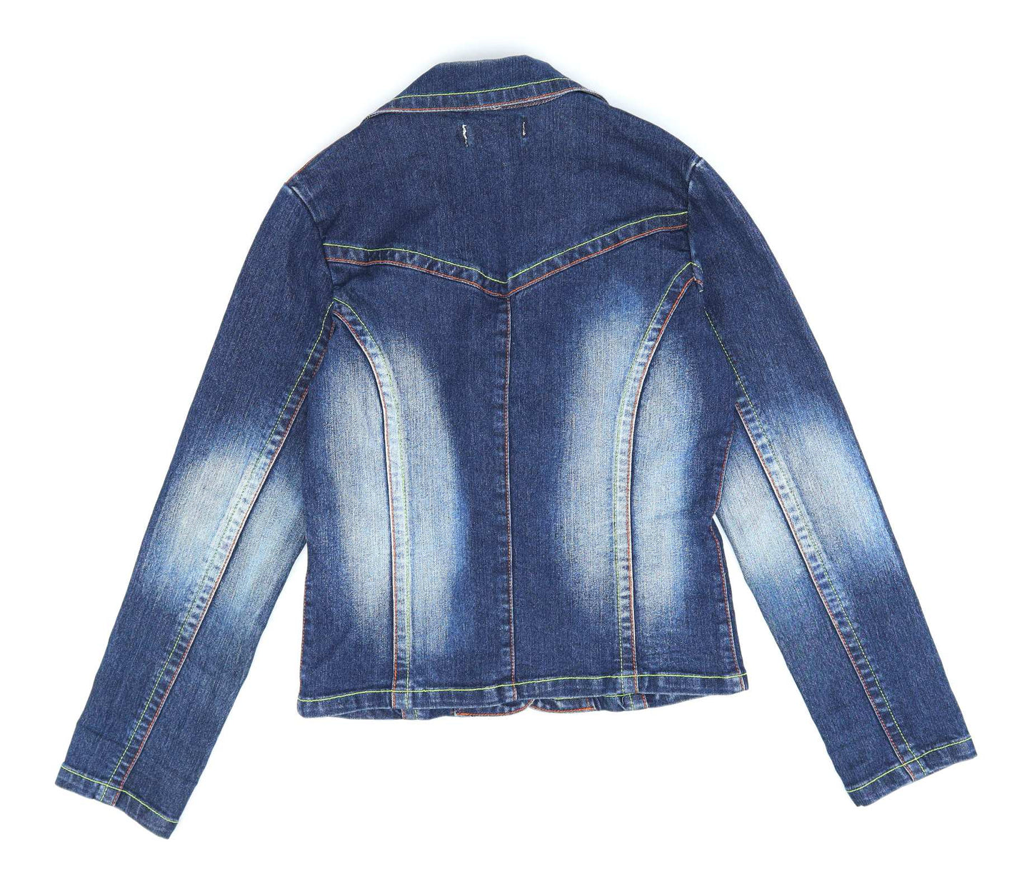 Obalai Womens Size M Blue Denim Jacket