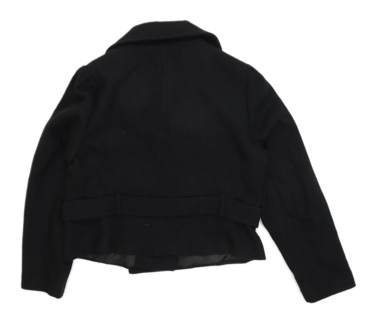 Marks & Spencer Womens Size 16 Black Trench Coat