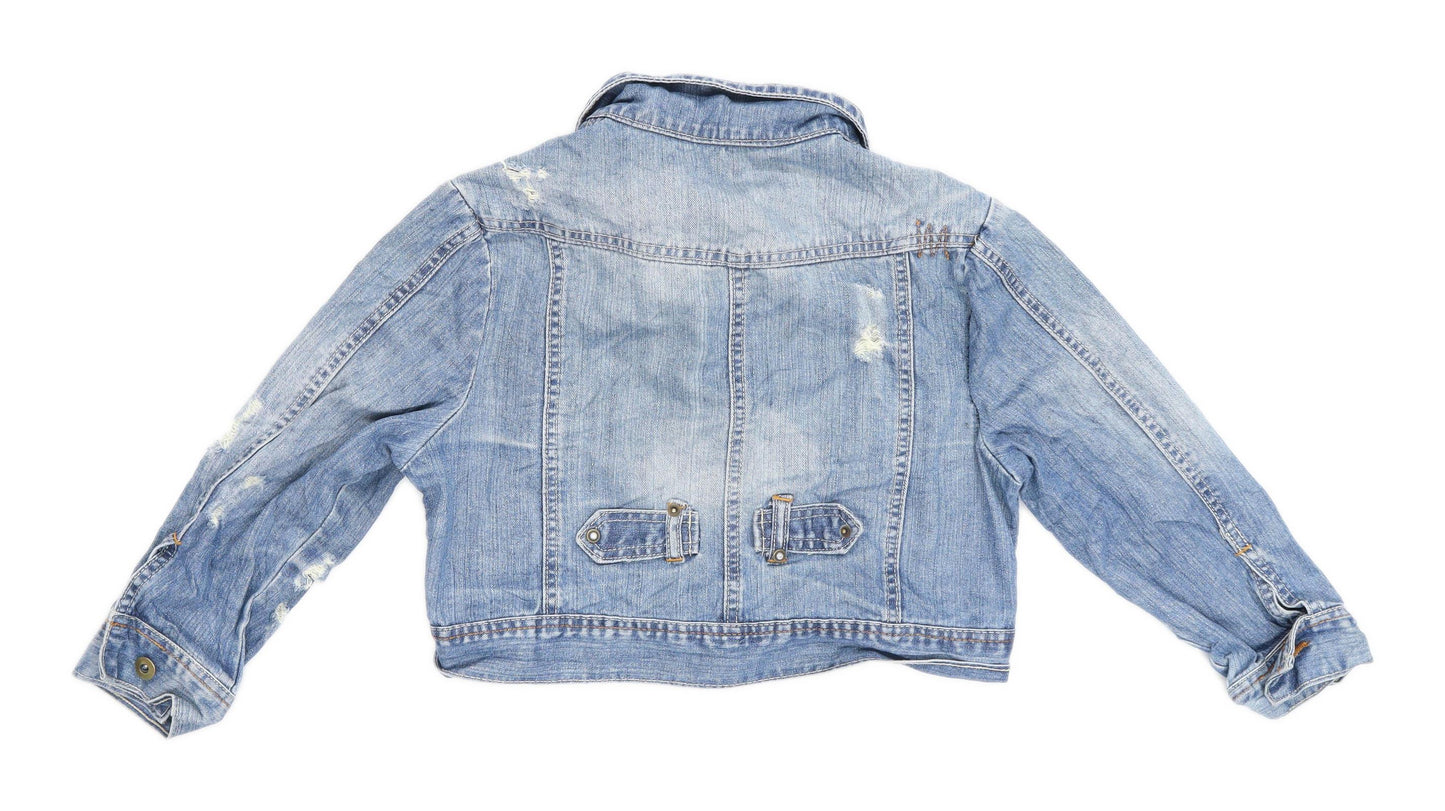 Miso Womens Size 12 Denim Blue Jacket