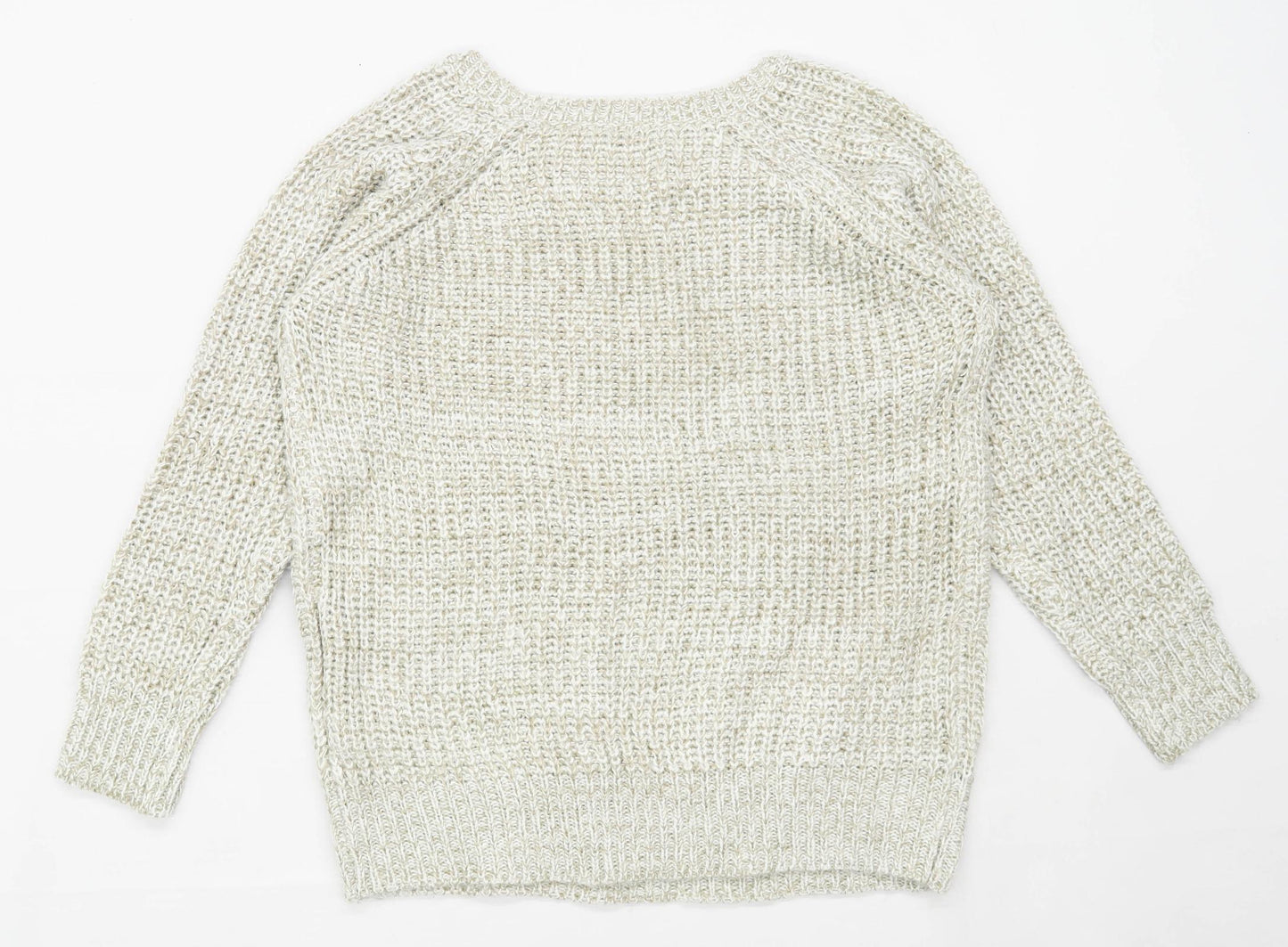 Atmosphere Womens Size 12 Beige Midweight Jumper (Regular)