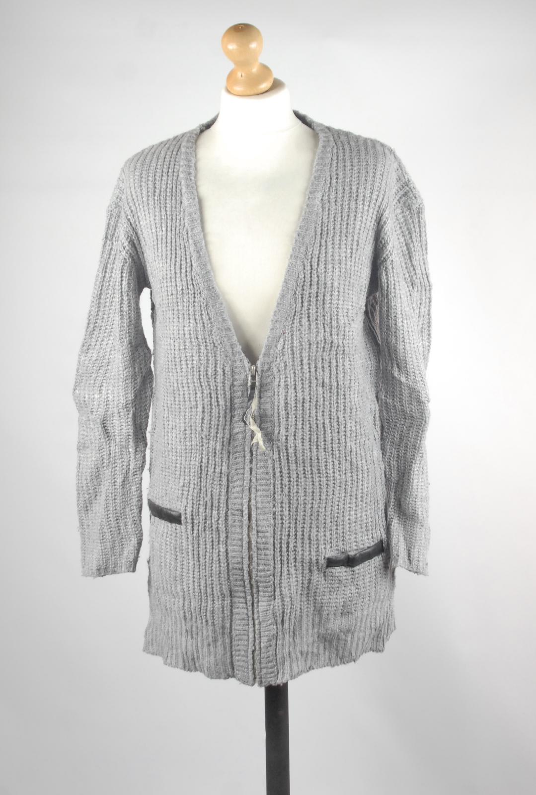 Atmosphere Grey Womens Cardigan Size 12 (Regular)