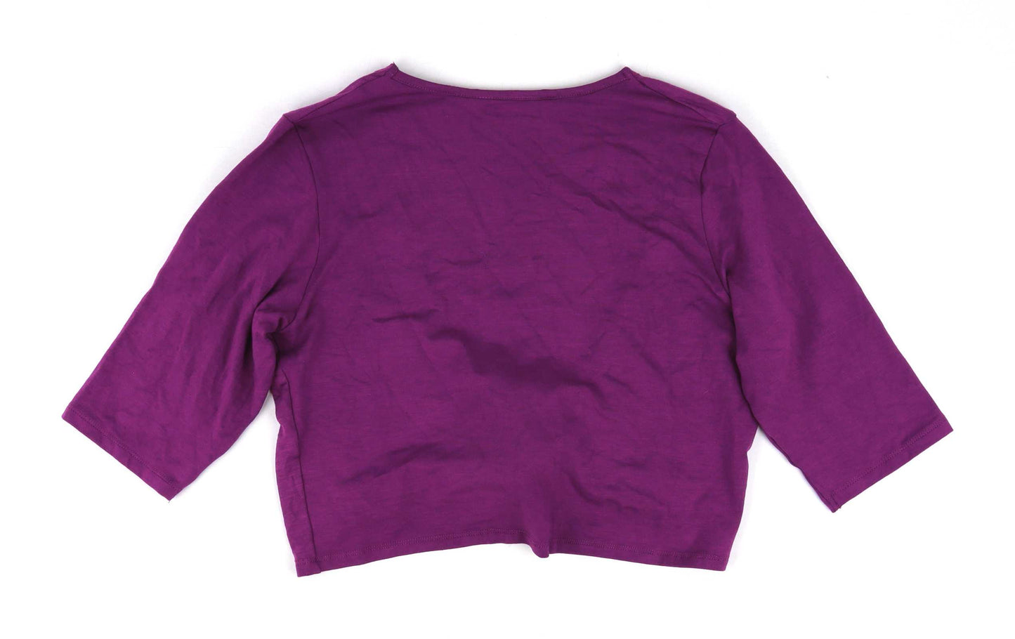 Bonmarche Womens Size 12 Purple Shrug Bolero Cardigan (Regular)