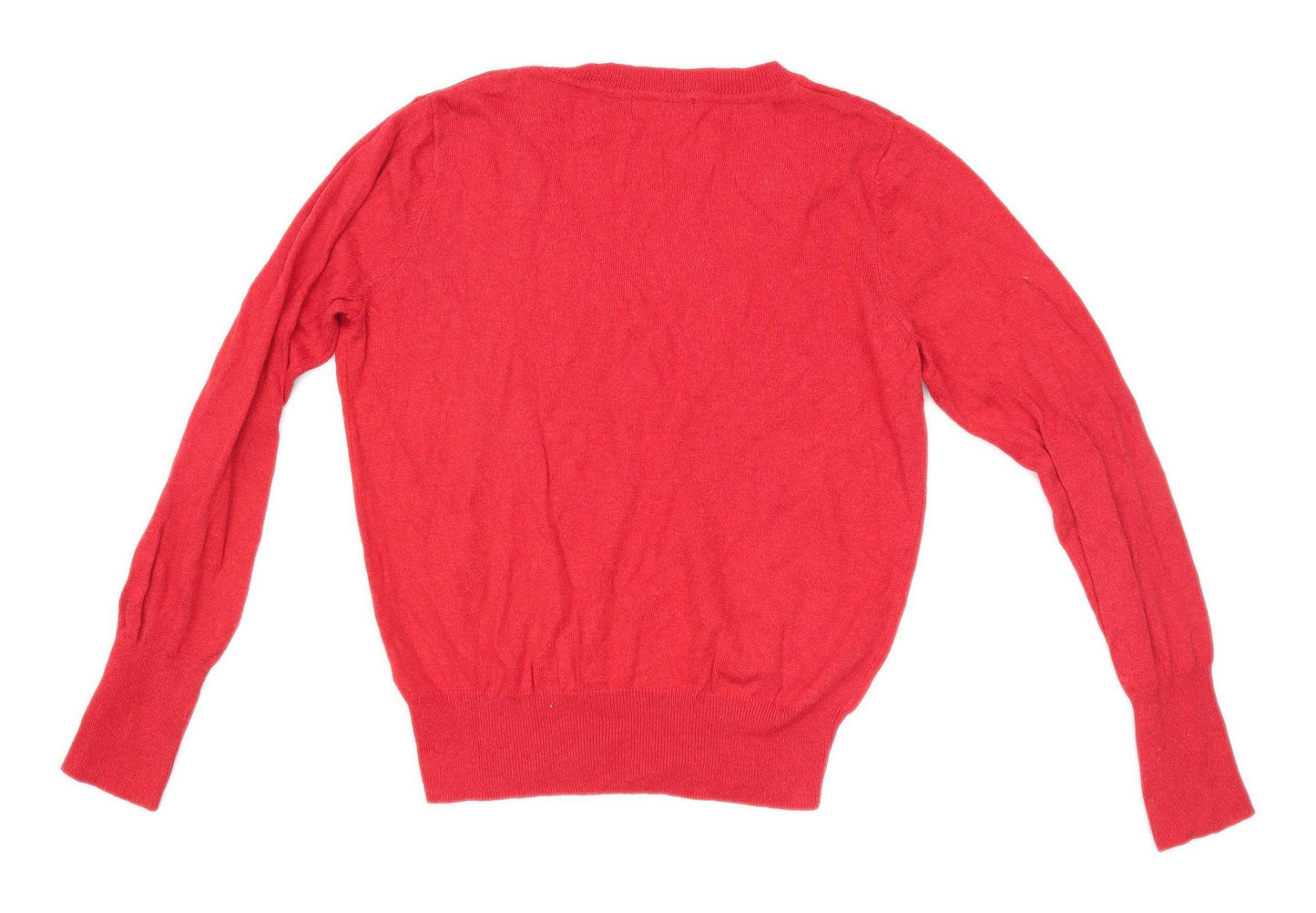 Atmosphere Womens Size 10 Cotton Blend Red Jumper (Regular)