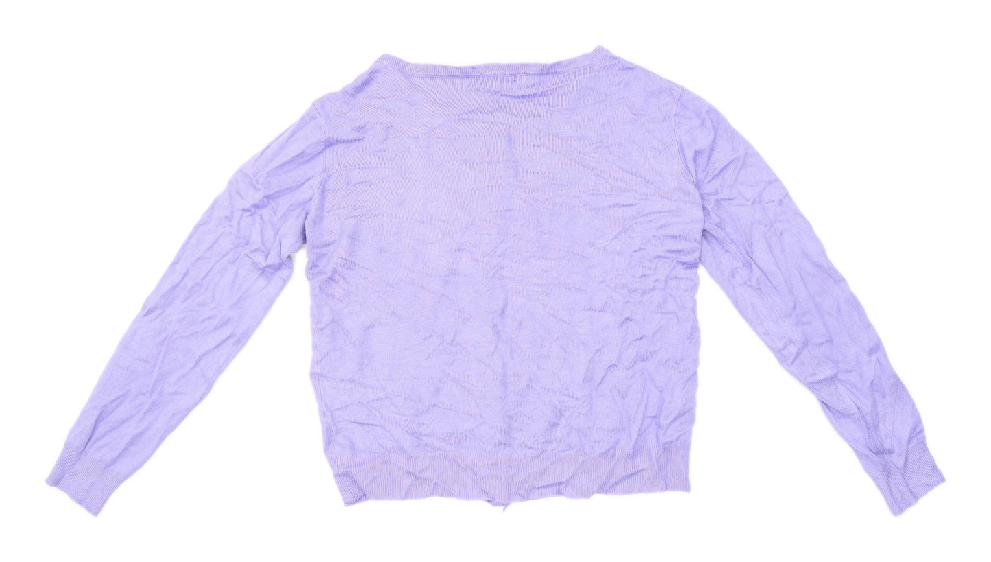Atmosphere Womens Size 14 Purple Cardigan (Regular)