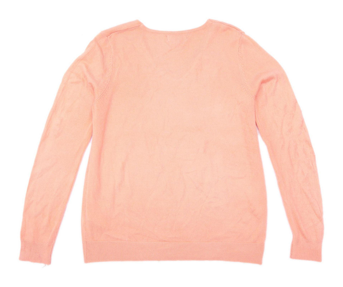 Atmosphere Womens Size 12 Peach Jumper (Regular)