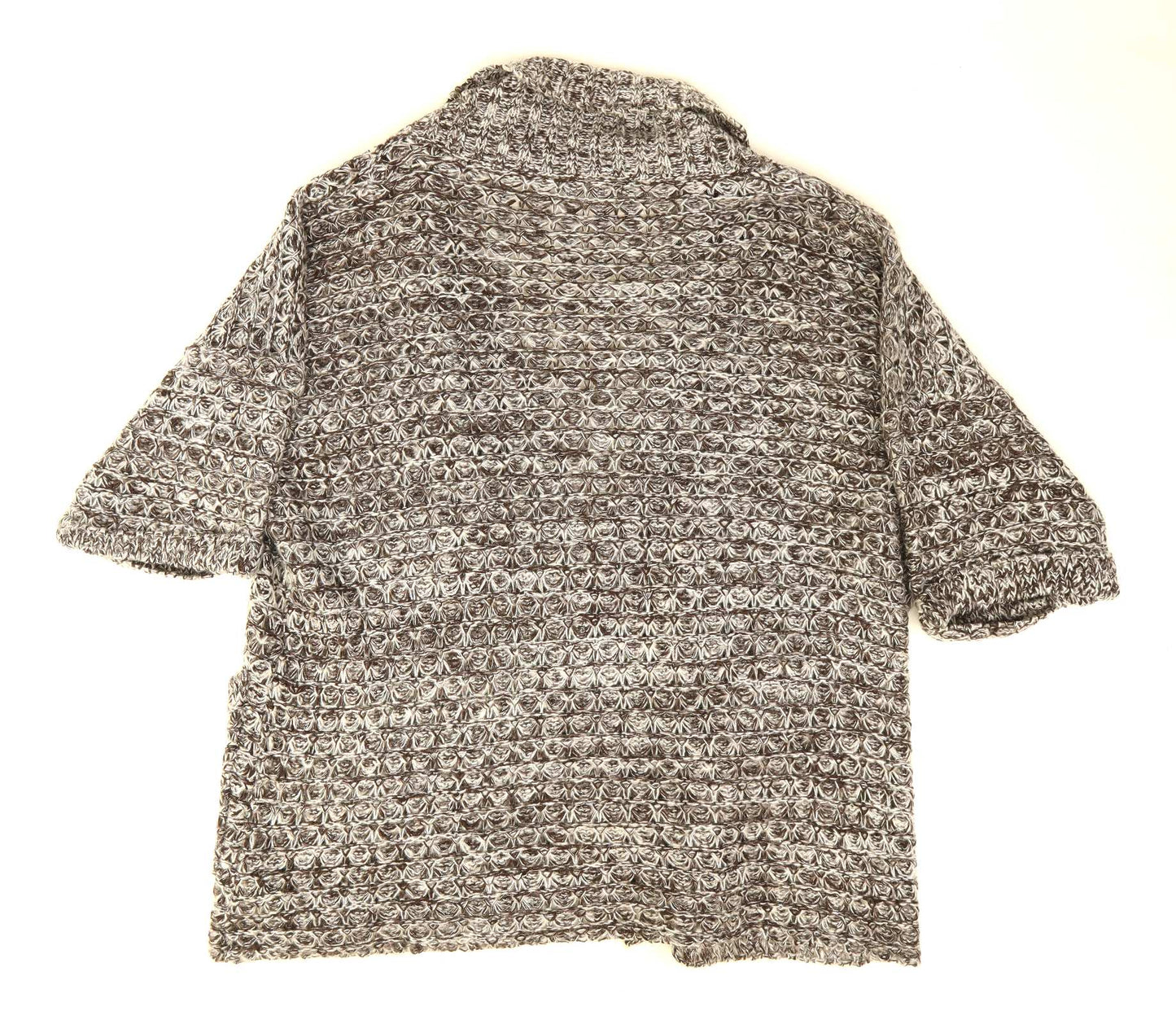 Atmosphere Womens Size 12 Textured Grey Cardigan (Regular)