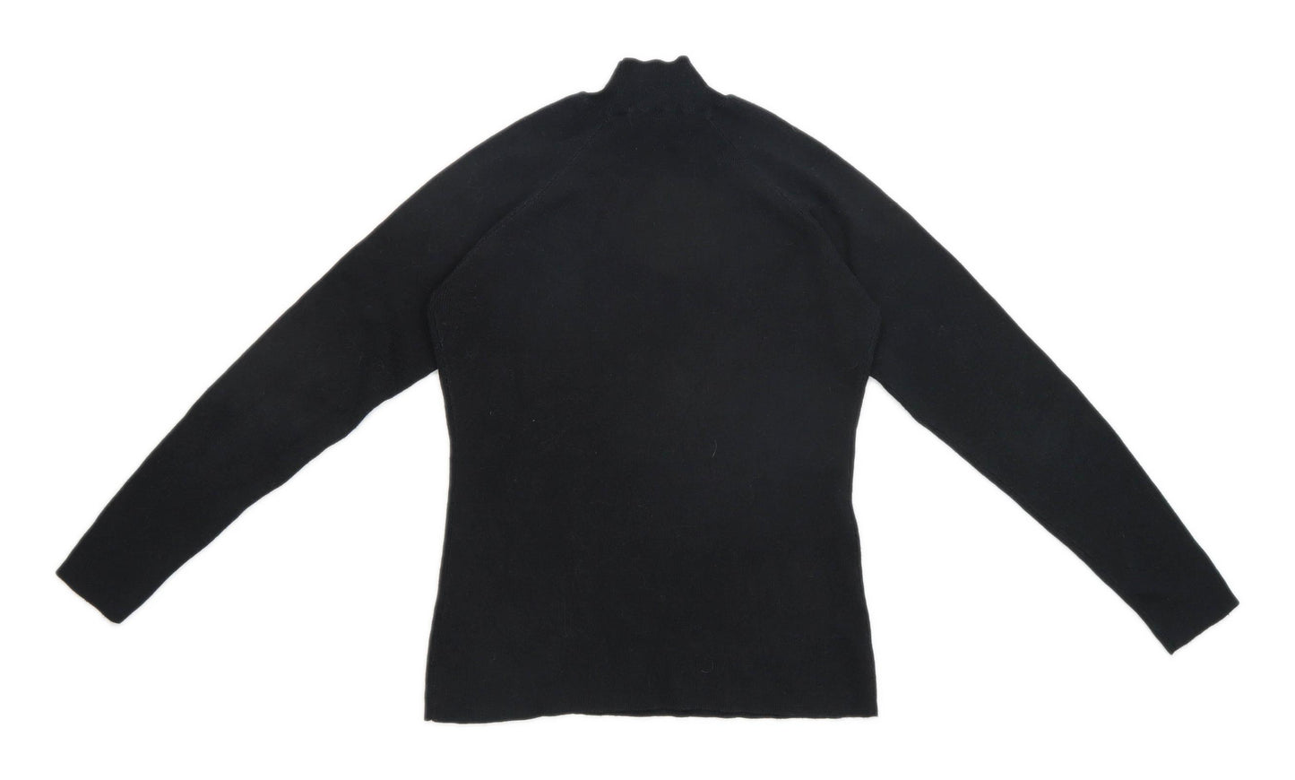 Anthology Womens Size 12 Cotton Blend Black Jumper (Regular)